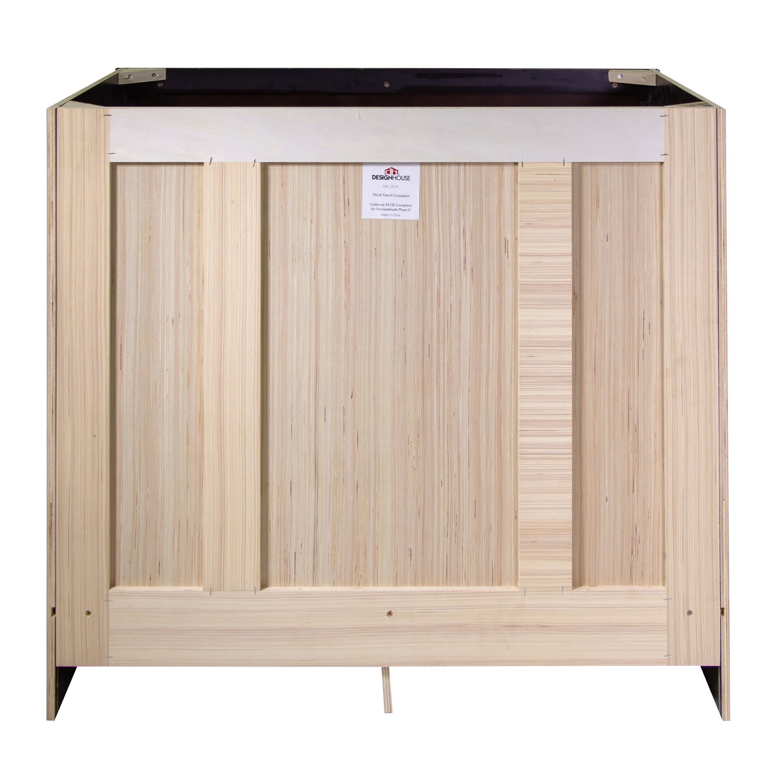 Brookings 37″ Solid Wood Vanity in Espresso with Single Hole Top Fully Assembled