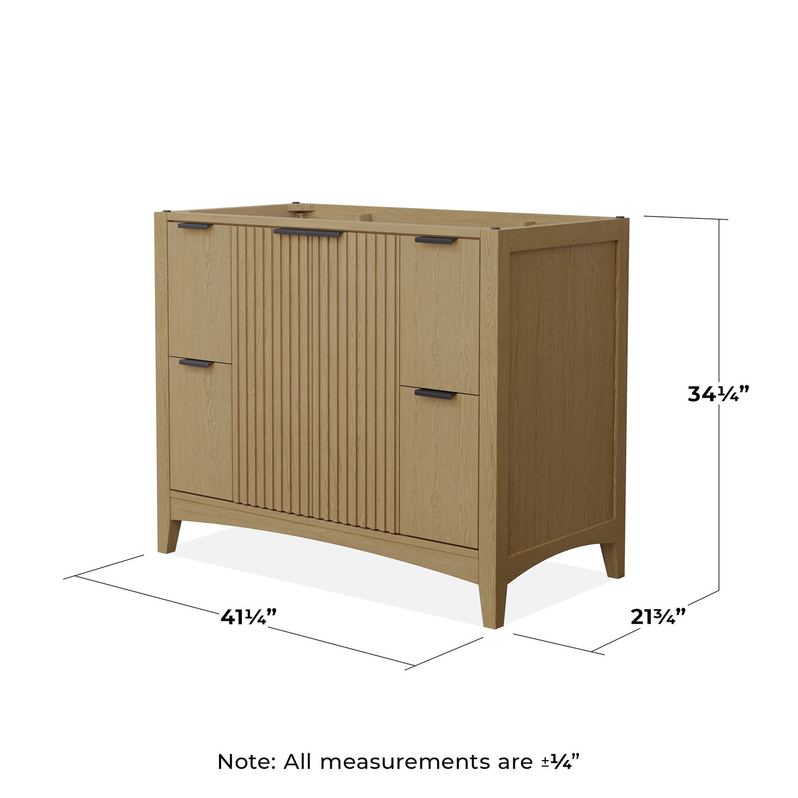 Wyndham Collection WCF9191-42S-CXSXXMXX Palmilla 42″ Single – Natural Oak /