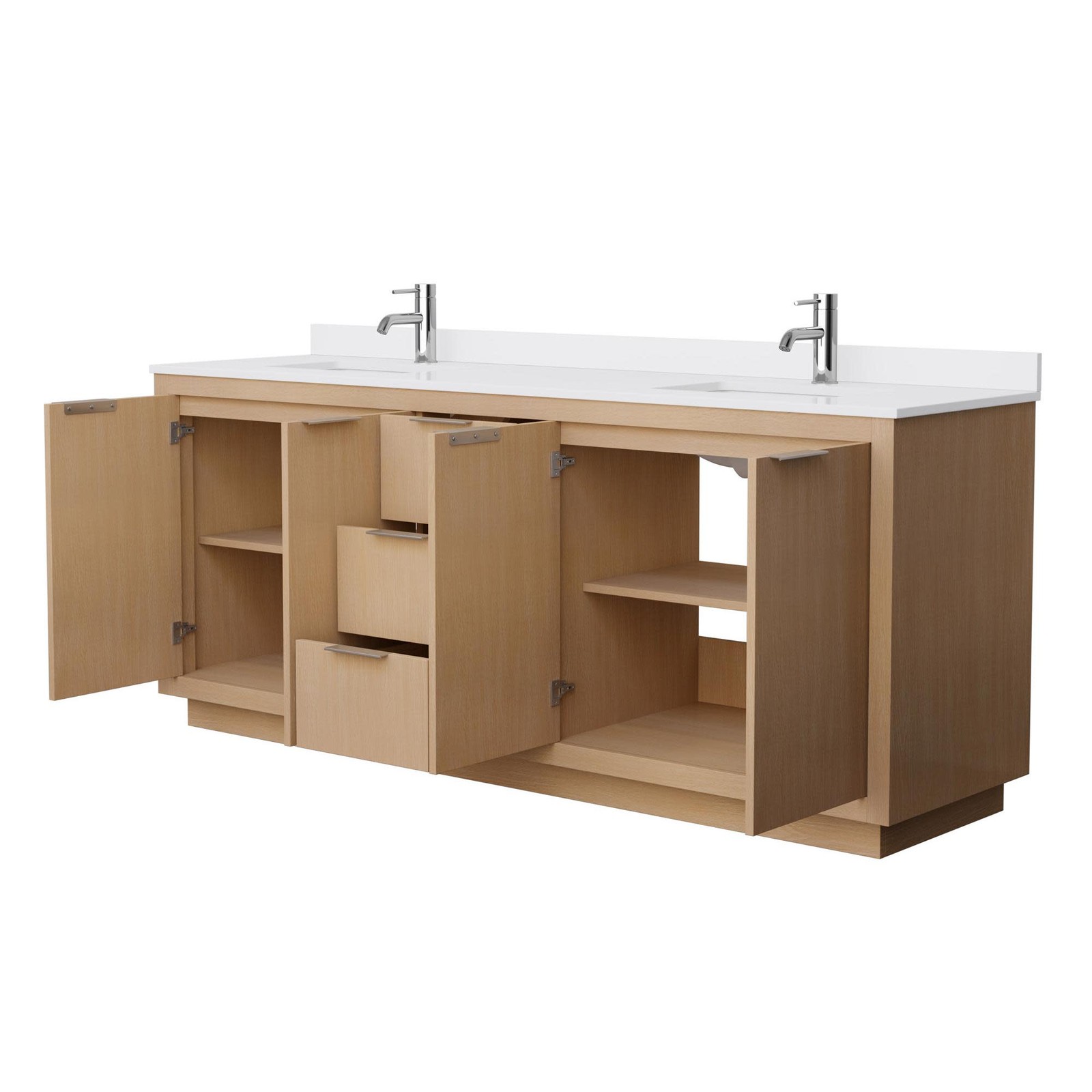 Wyndham Collection WCF282880D-VCA-UNSMXX Maroni 80″ – Light Straw / White