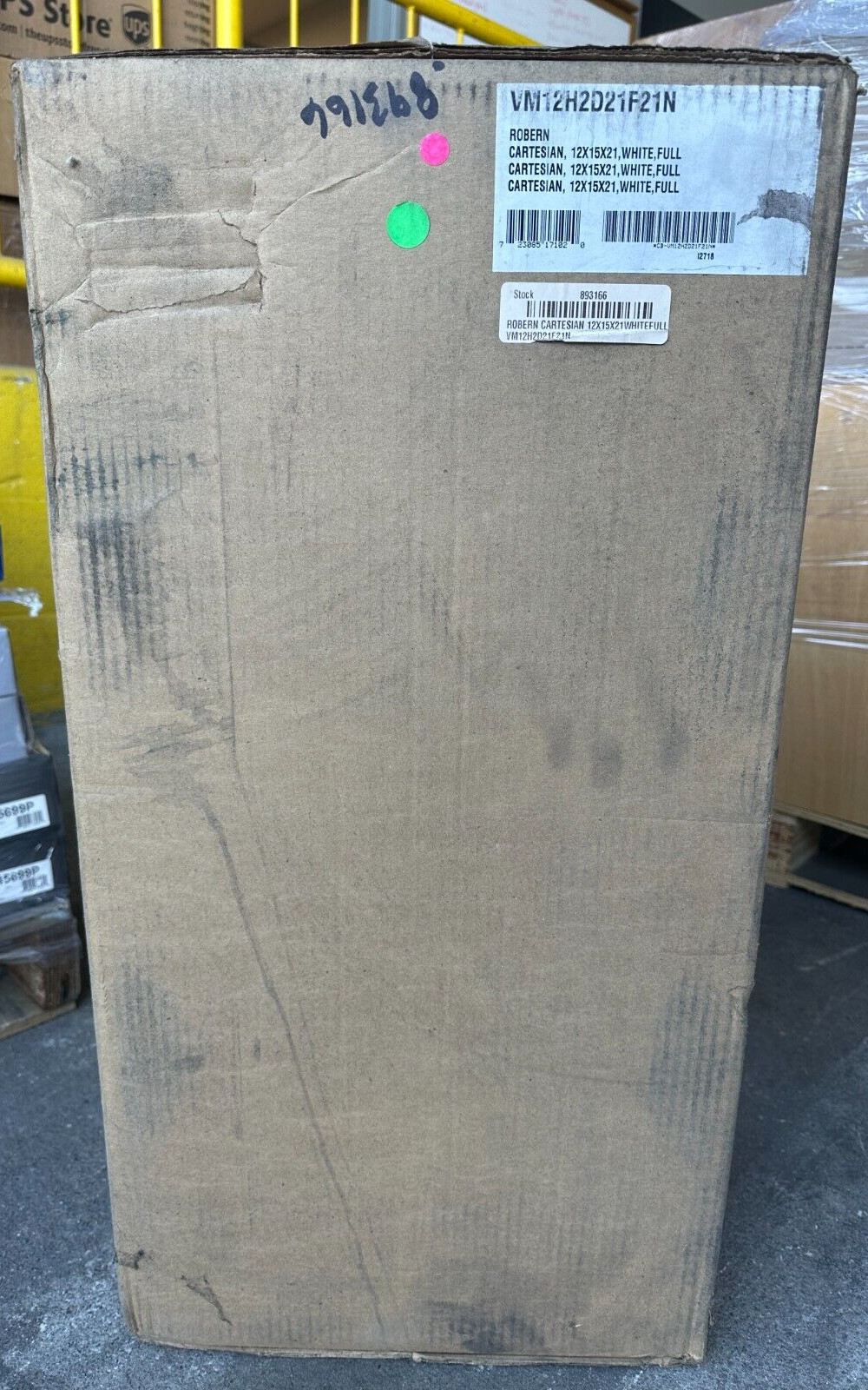 Robern Cartesian 12 x 7-1/2 x 21-3/4 Inch Slim Vanity Side Unit – VM12H1D21F21N
