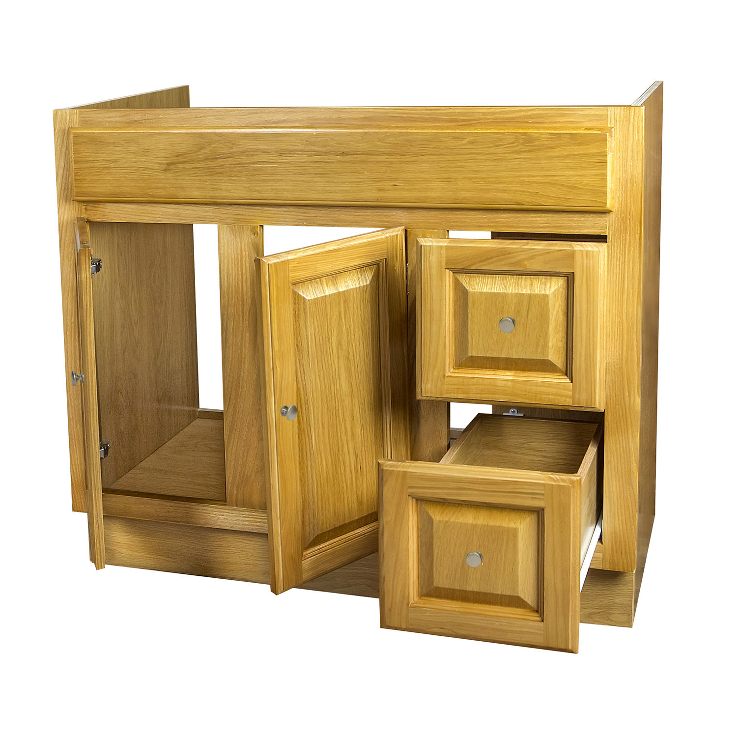 36 x 18 Oak Bathroom Vanity cabinet