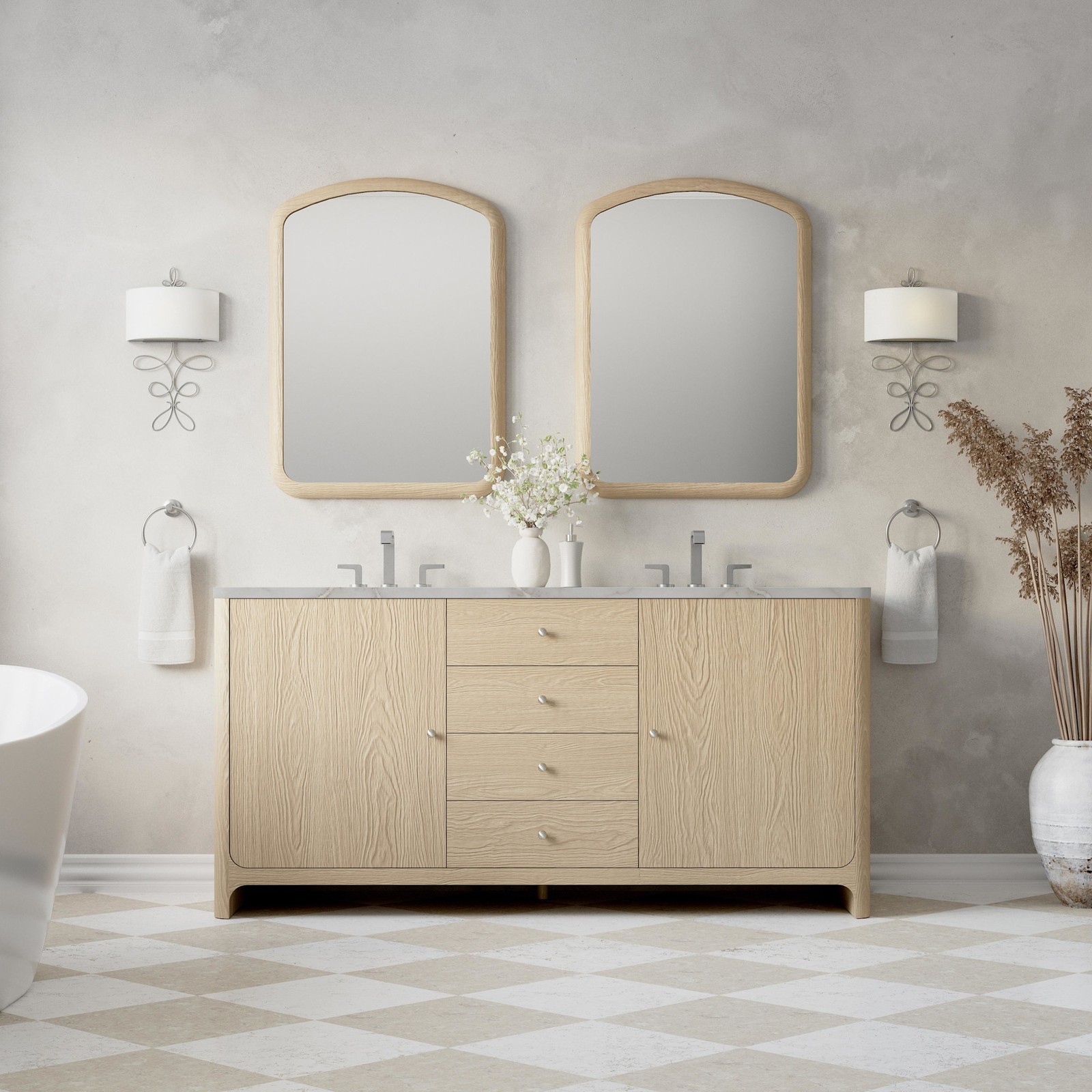 James Martin Vanities D125-V72-FVSL Gracyn 72″ – Sable