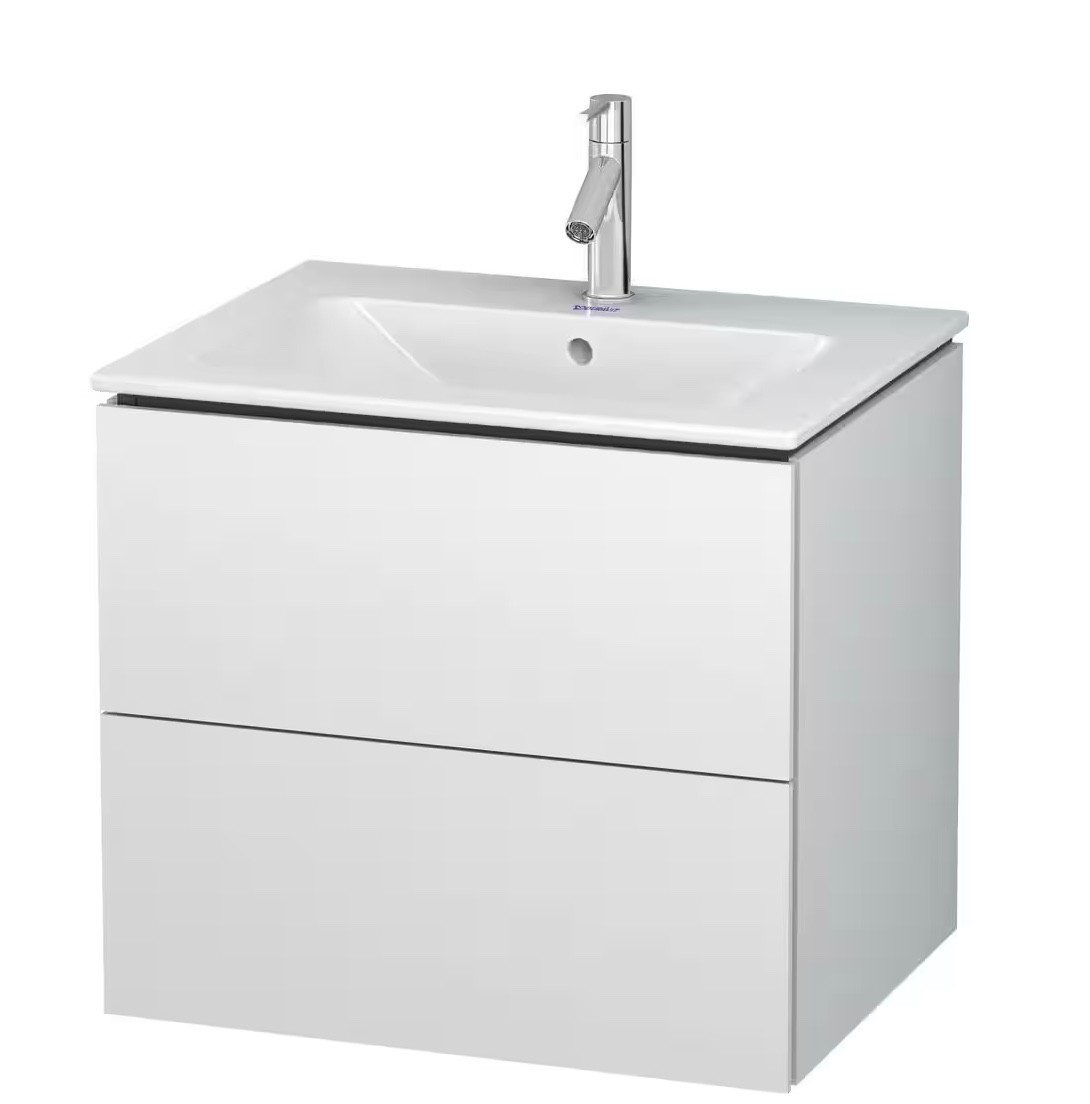 Duravit L-Cube wall hung vanity (Laufen Top single hole drilled included)