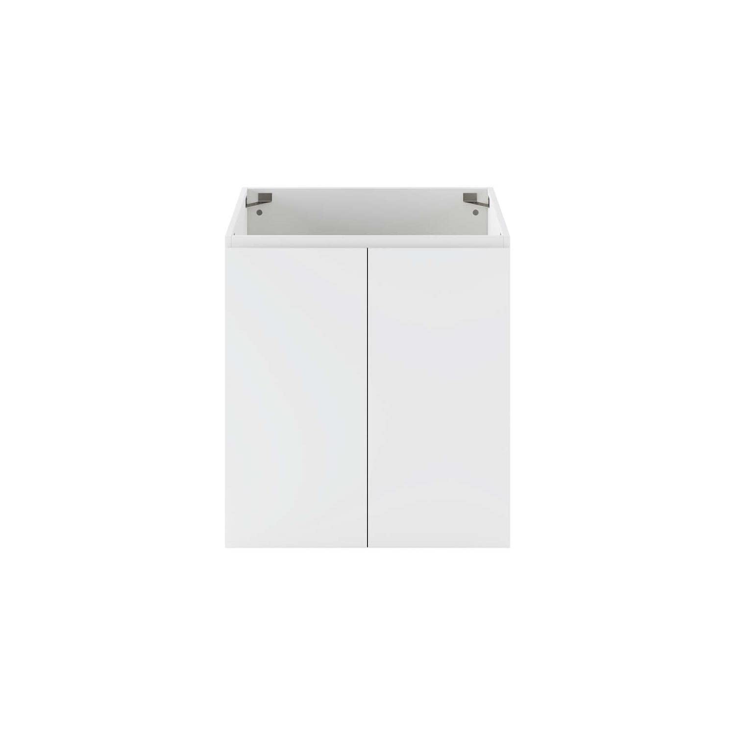 Modway Vitality 23″ Plastic and Wood Wall-Mount Bathroom Vanity in White