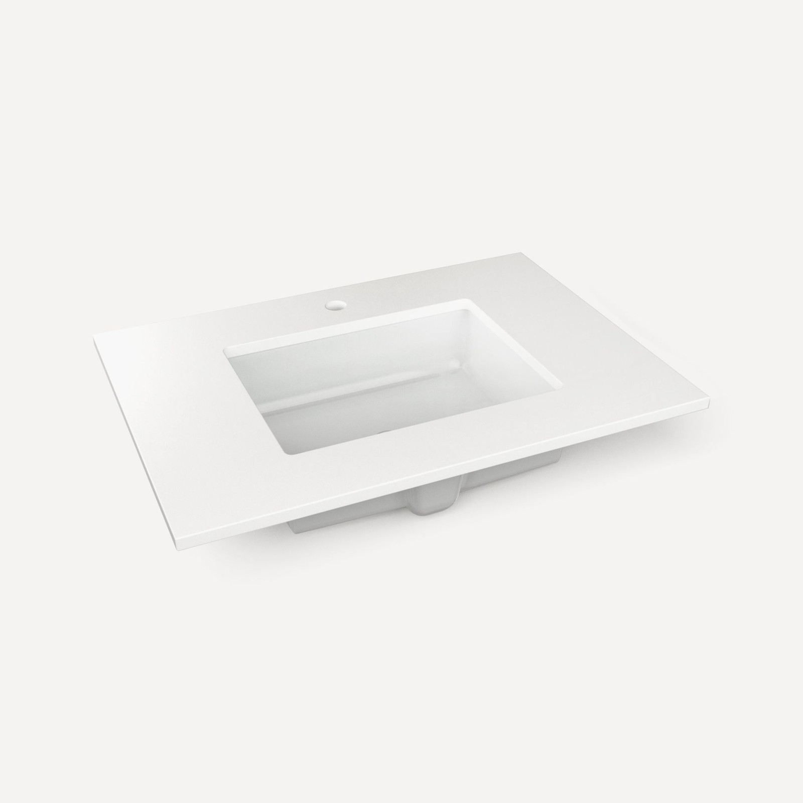 Robern TB31UCO-1 31″ Quartz Vanity Top for 1 Hole Faucet – Quartz White
