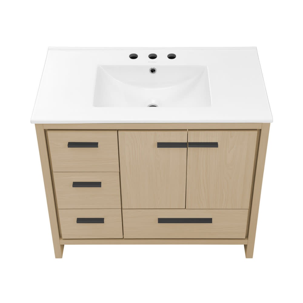 Swiss Madison SM-BV750-3 Virage 36″ – Natural Oak / White