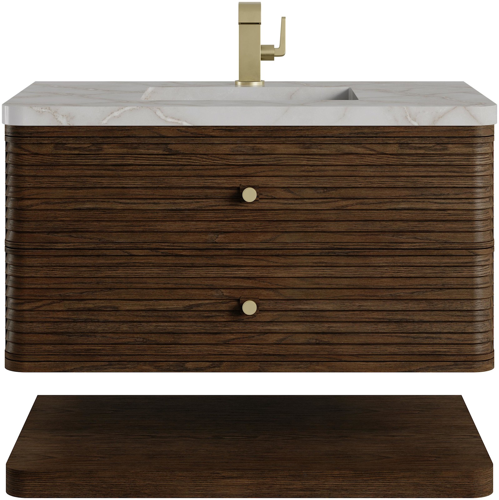 James Martin Vanities D640-V36-3VSL Allamari 36″ Wall Mounted – Dune Mist
