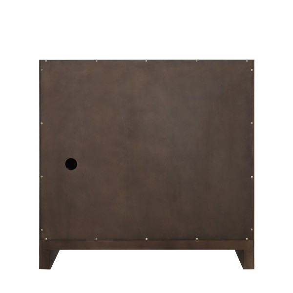 36″ James Martin Gracyn D125-V36-SBL Double Vanity Cabinet Sable