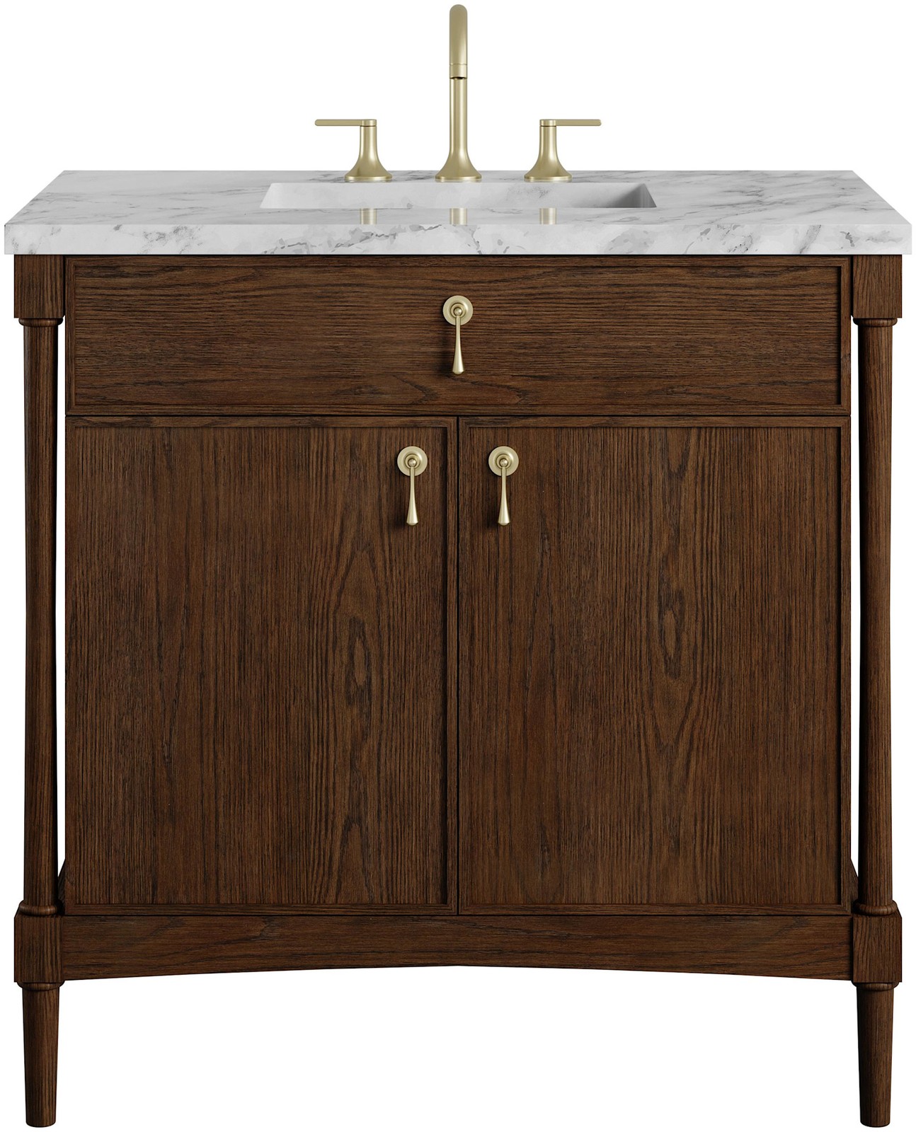 James Martin Vanities D680-V36-3CAR Kinnsden 36″ – Sable Oak