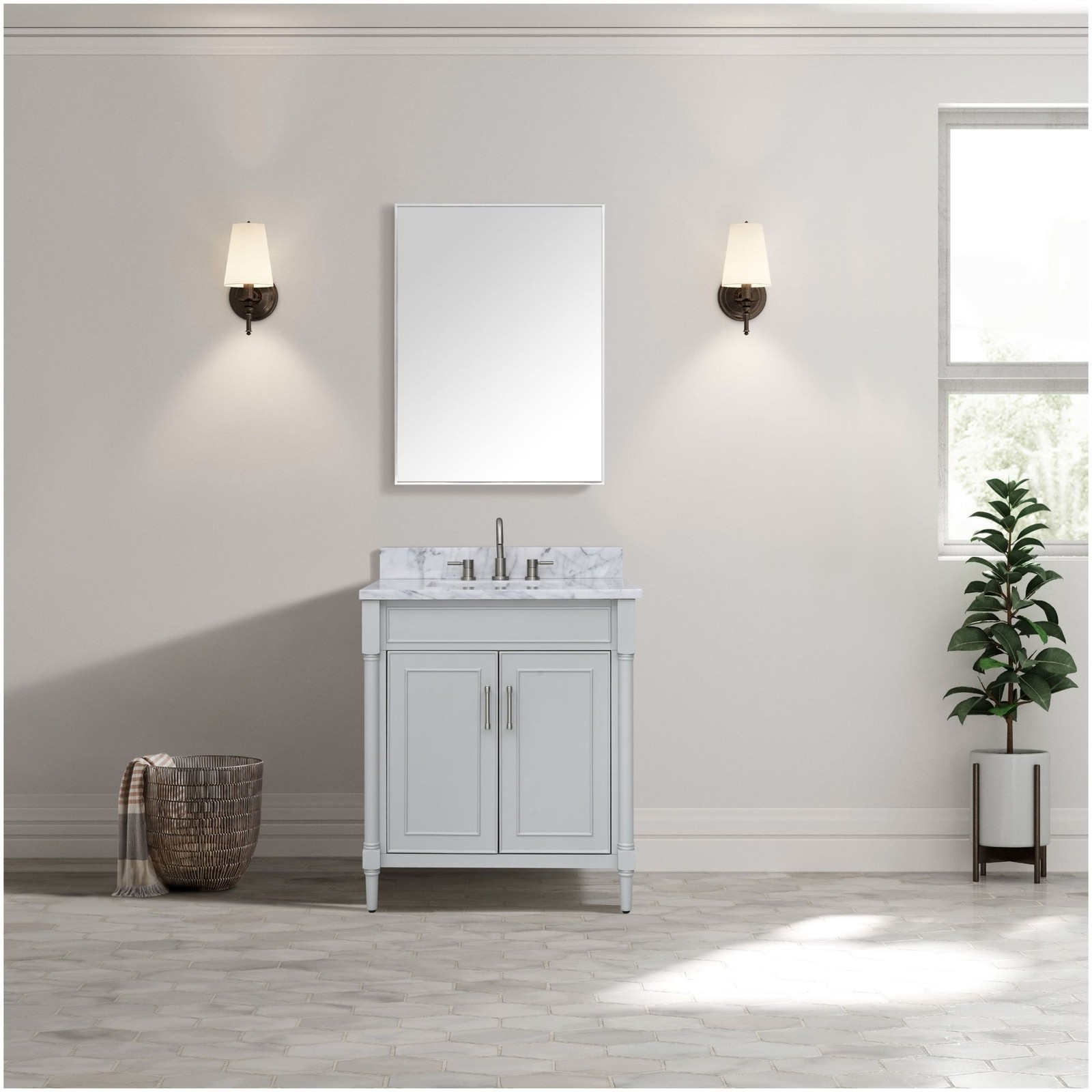 Avanity BRISTOL-VS31-C Bristol 30″ Single Basin Vanity Set – White
