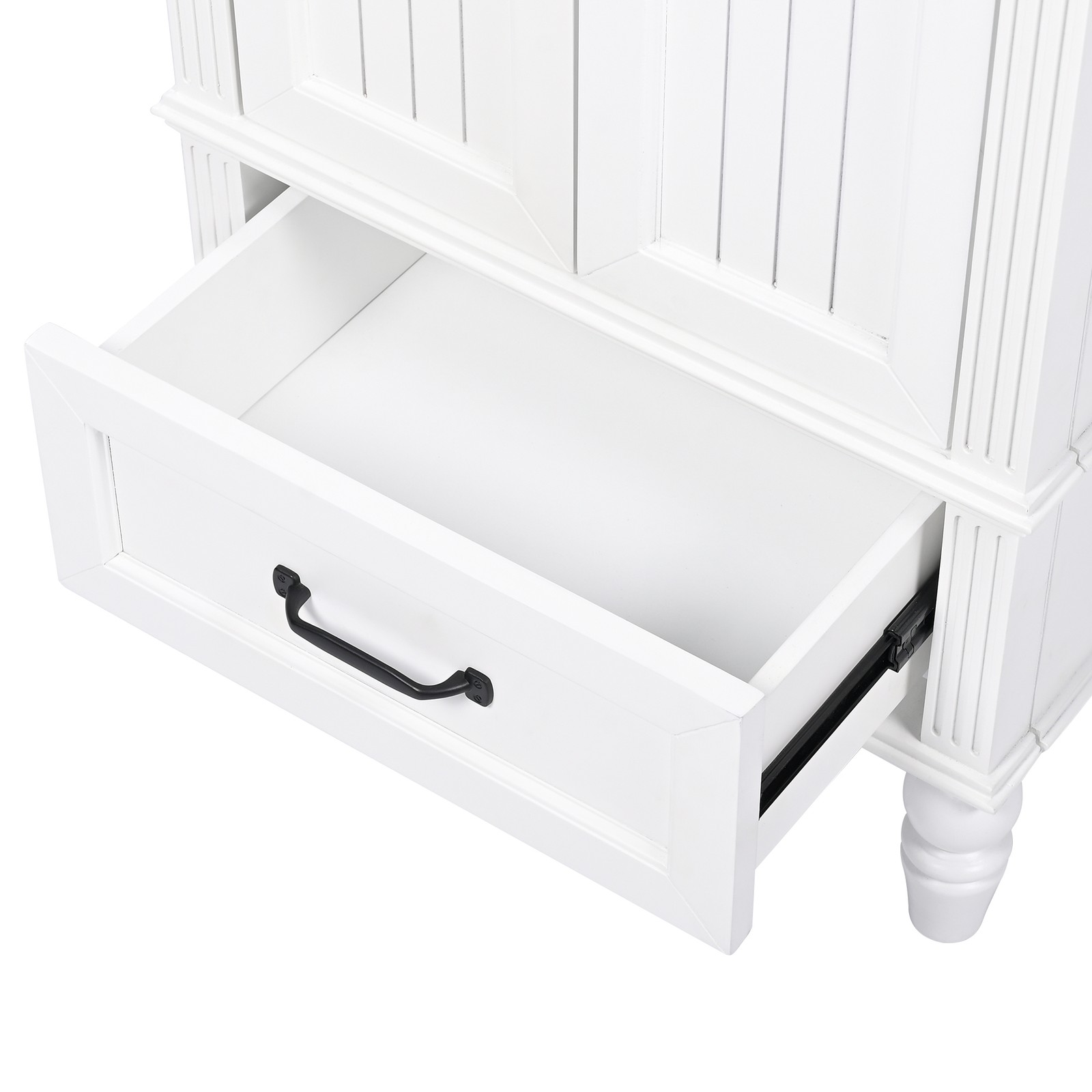 20″ Bathroom Vanity with Sink, Freestanding Bath Vanity Cabinet, Drawer, 2 Doors