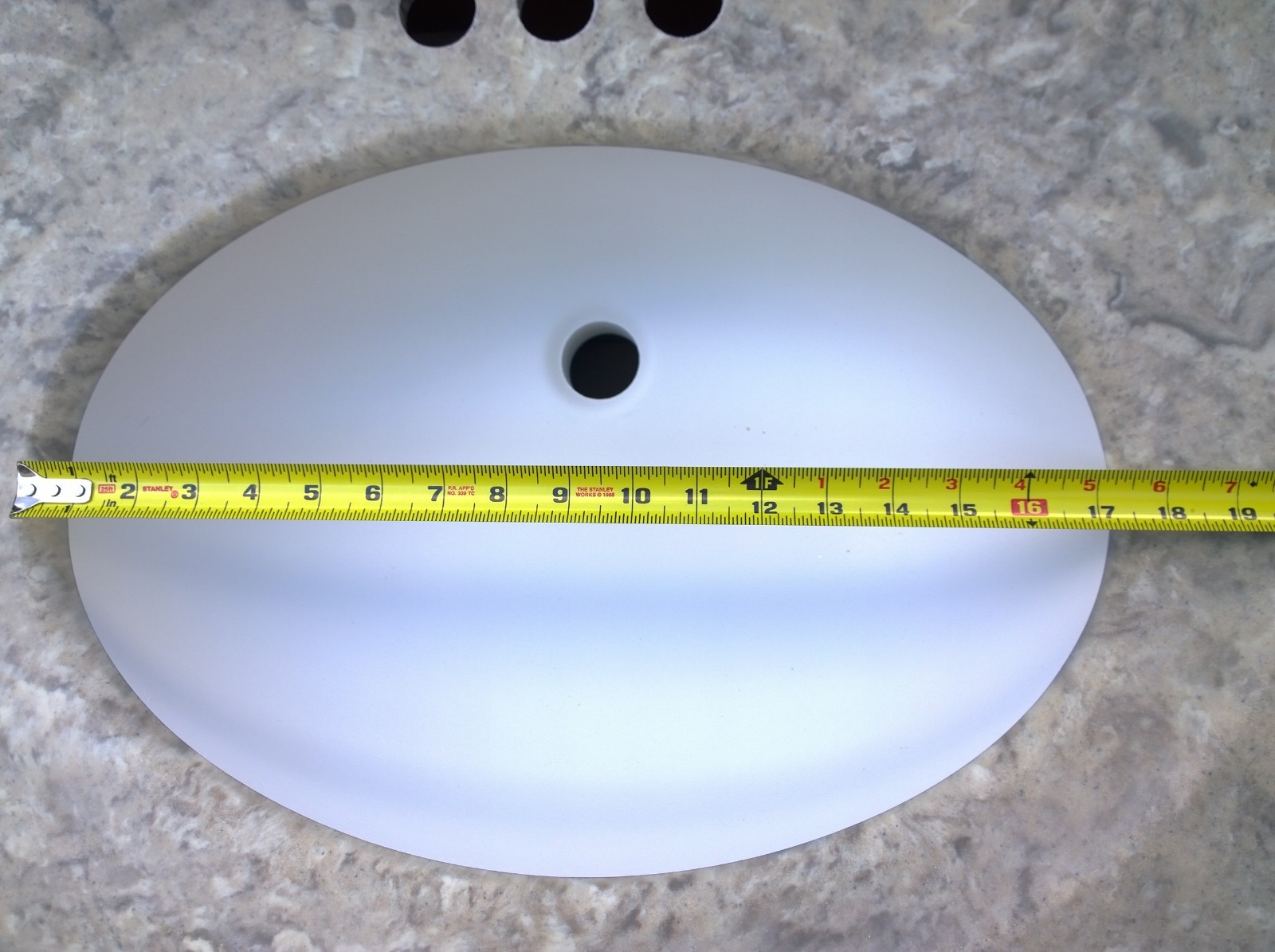 NIB Bathroom Premium CULTURED River-Bottom GRANITE Vanity Cabinet Top SINK 37×22