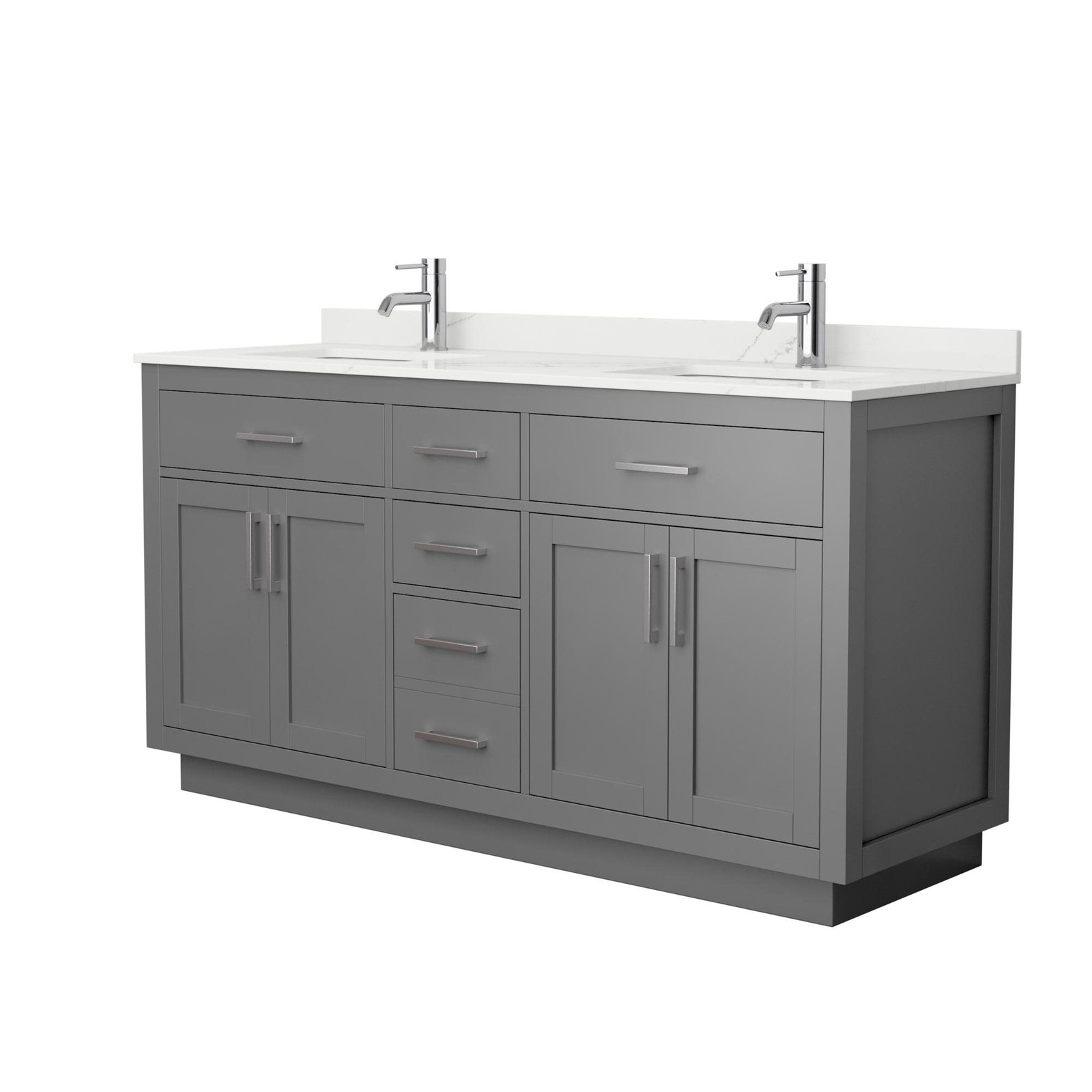 Wyndham Collection WCG262666D-QTZ-UNSMXX Beckett TK 66″ – Dark Gray / Giotto