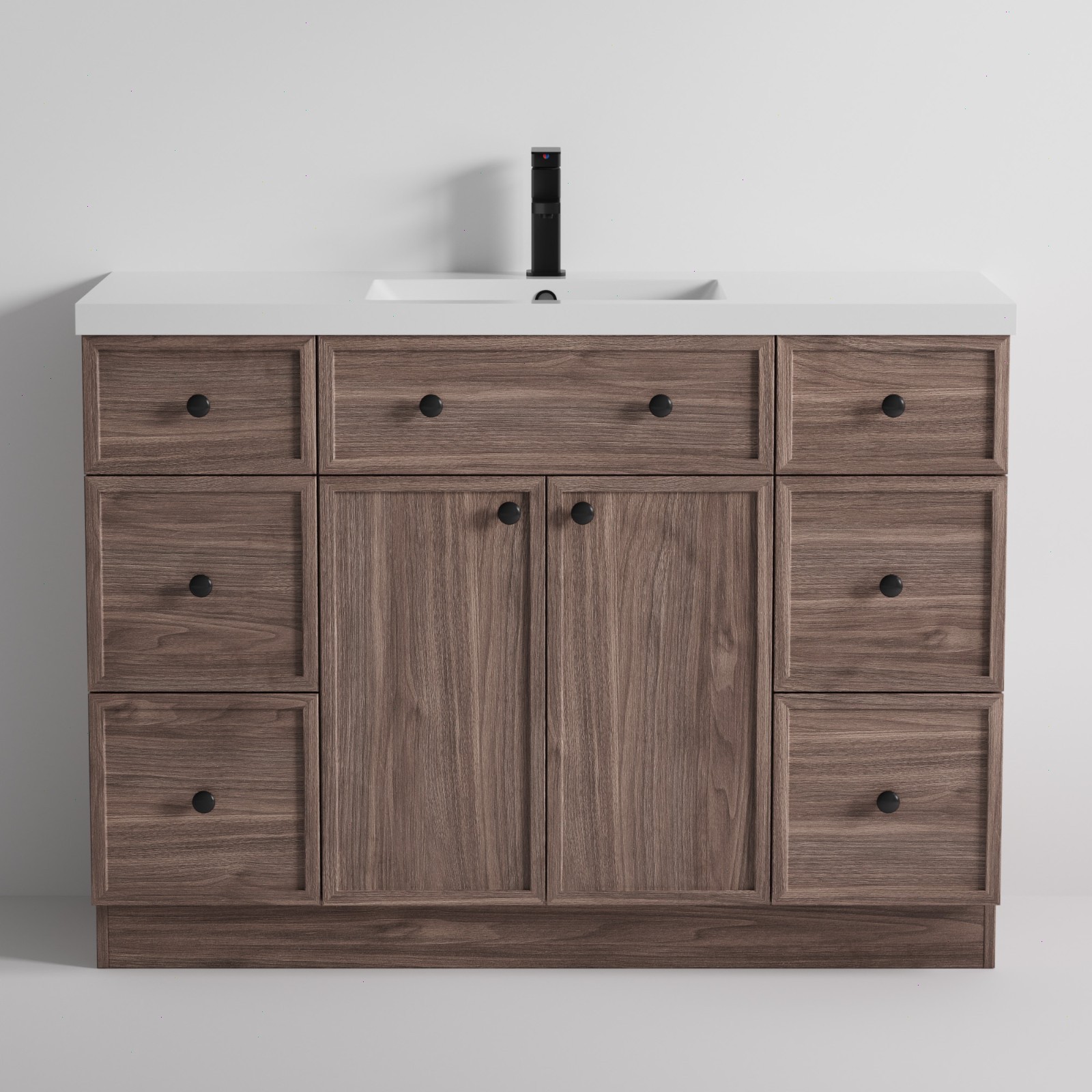 36″/ 48″/ 60″ /72″ Bathroom Vanity Set W/Drop in Sink Faucet Cabinet Combo