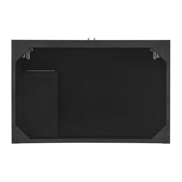 36″ James Martin Myrrin 485-V36-CBO-3CSP Vanity Cabinet Charcoal Soapstone Top