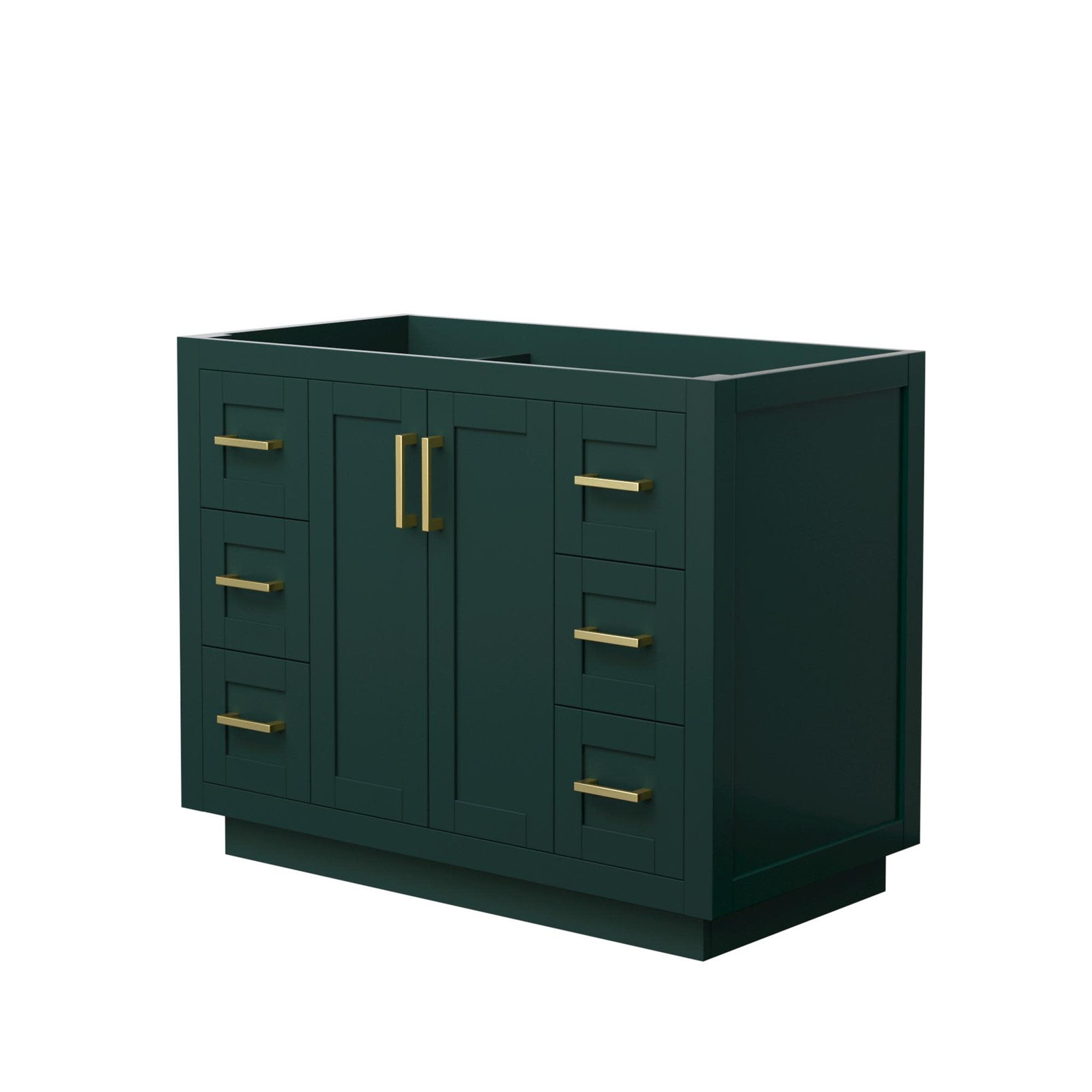 Wyndham Collection WCF2929-42S-CX-MXX Miranda 42″ Single – Green / Brushed Gold