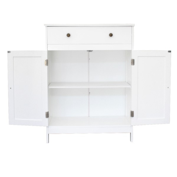 Bathroom Cabinet Storage Drawer Waterproof Hundred Pages Of Double Door & Drawer