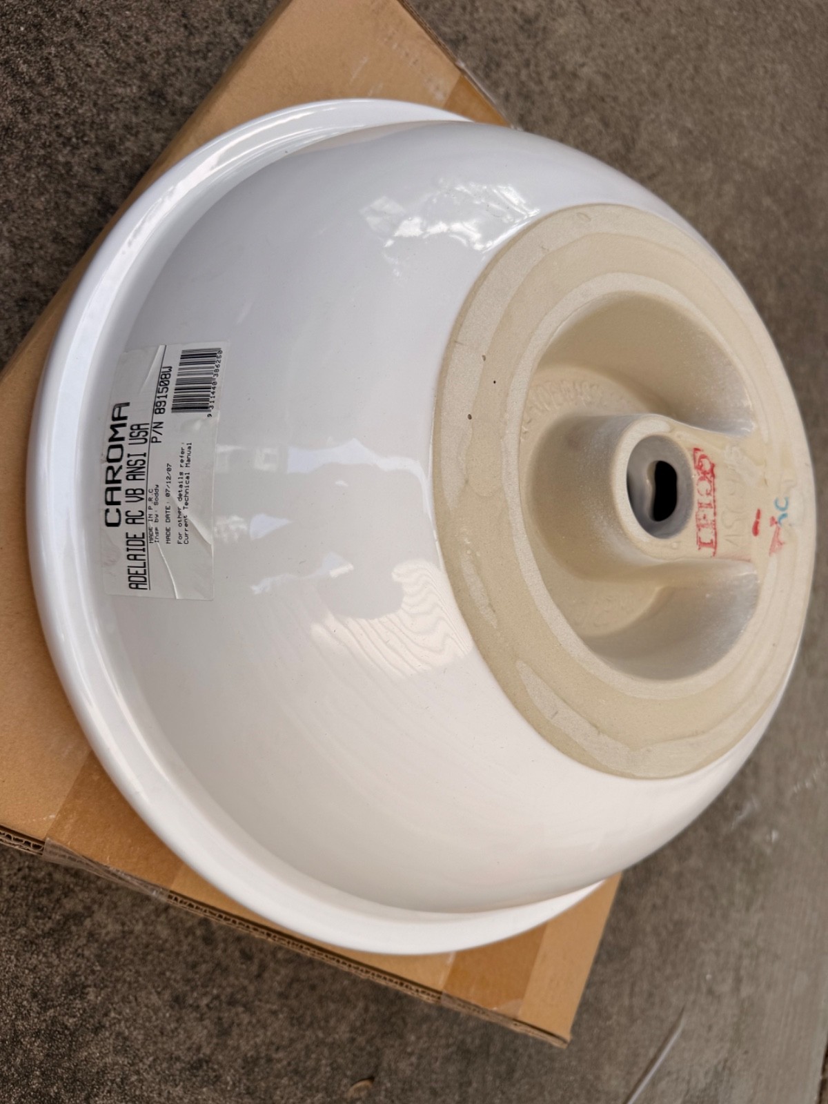 Basin Caroma Adelaide Vitreous