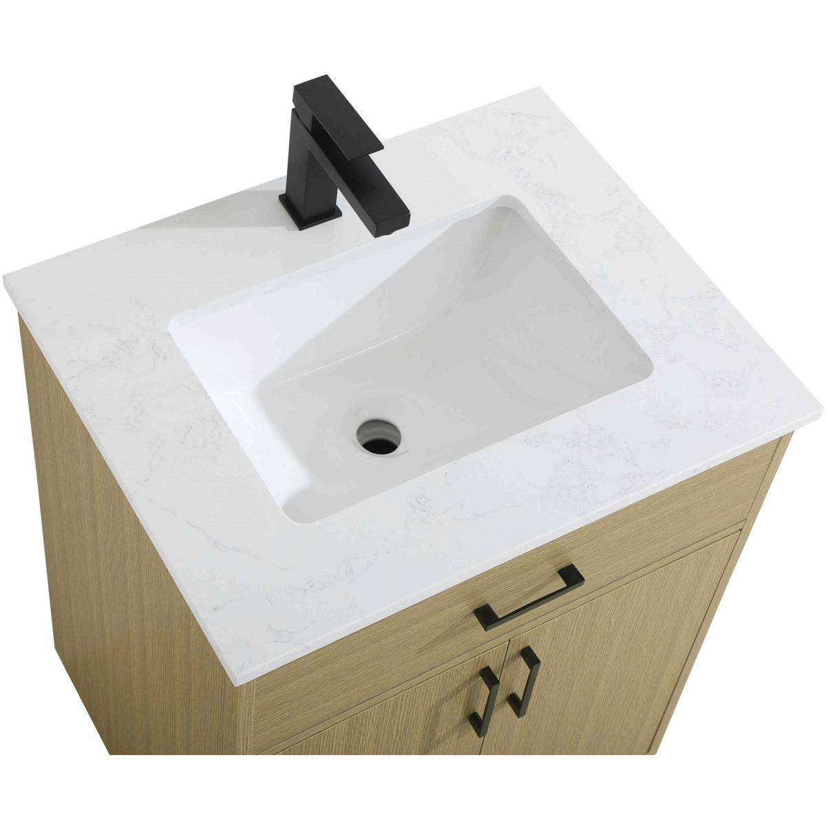 Elegant Lighting VF25024MHB Chandler Vanity Honey Brown