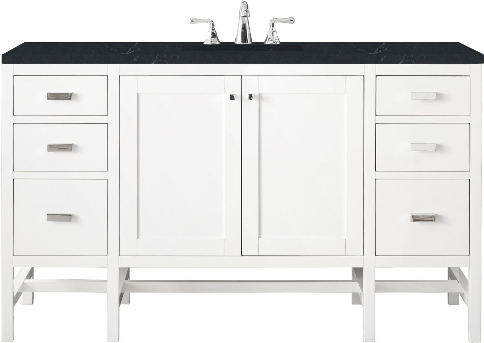 James Martin Vanities E444-V60S-3CSP Addison 60″ – White