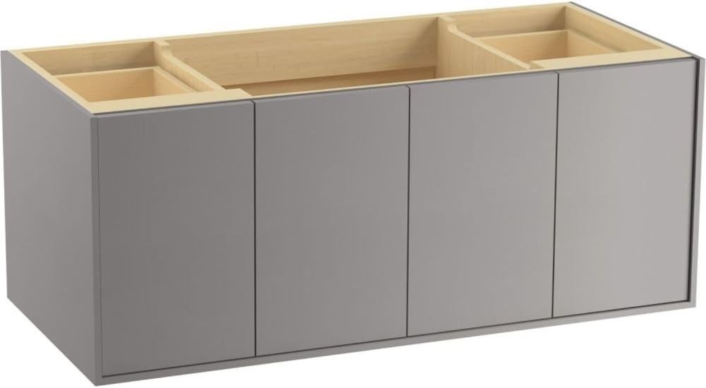 Kohler K-99544-SD-1WT Vanity Cabinet with 2 Doors and 2 Drawers MOHAIR GREY New!