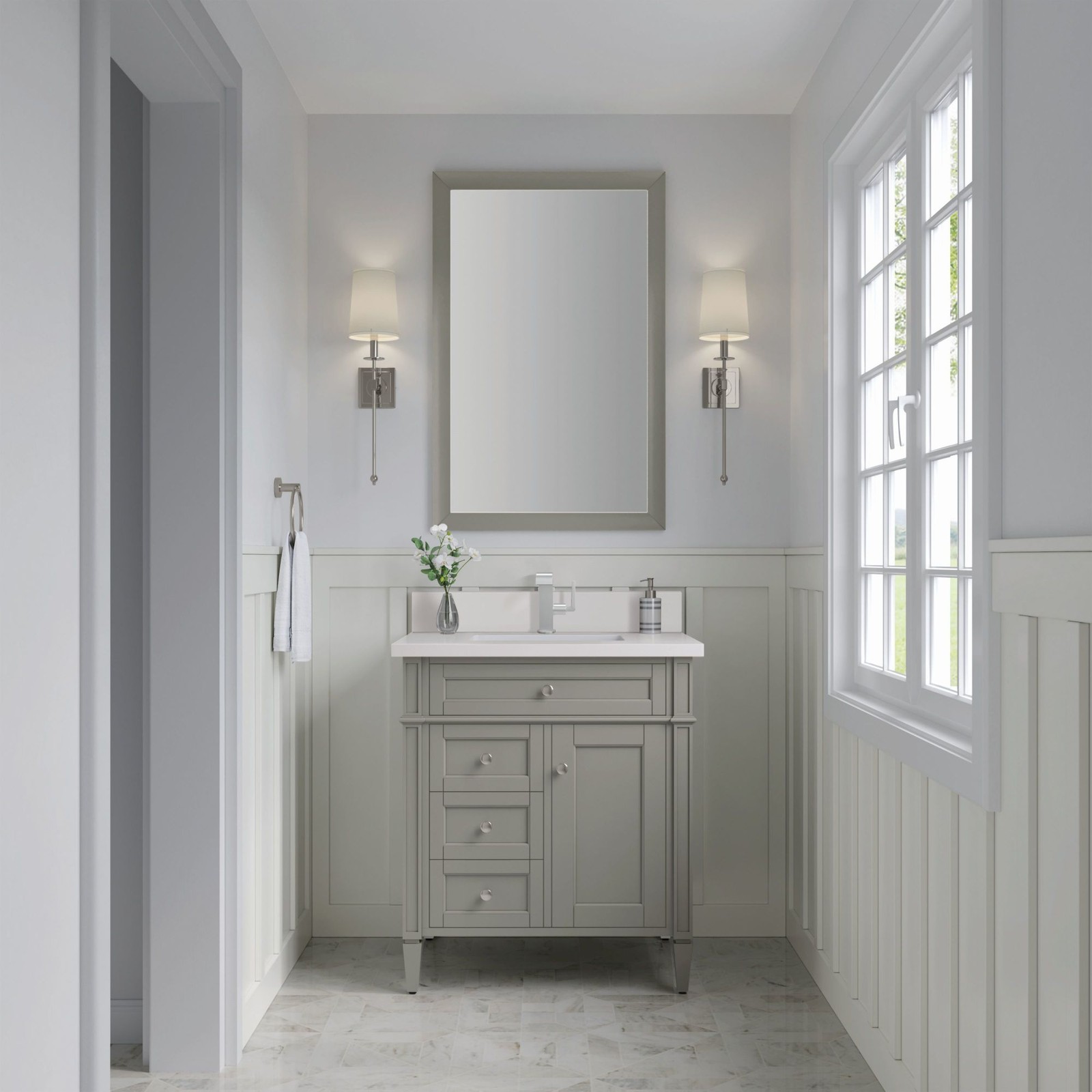 James Martin Vanities 650-V30-1WZ Brittany 30″ Single Basin – Green