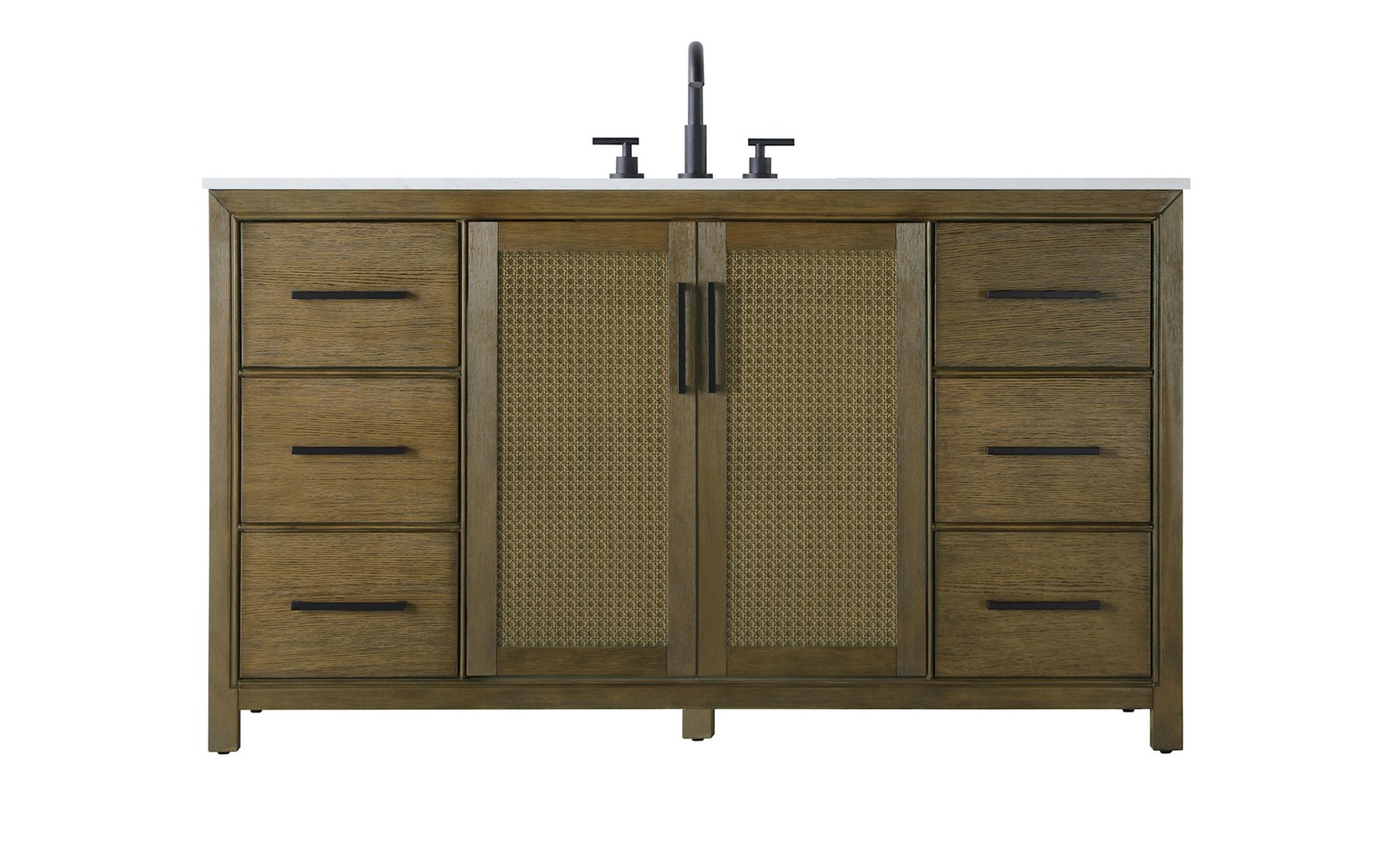 Elegant Lighting VF29560 Alina 60″ – Hazel Oak