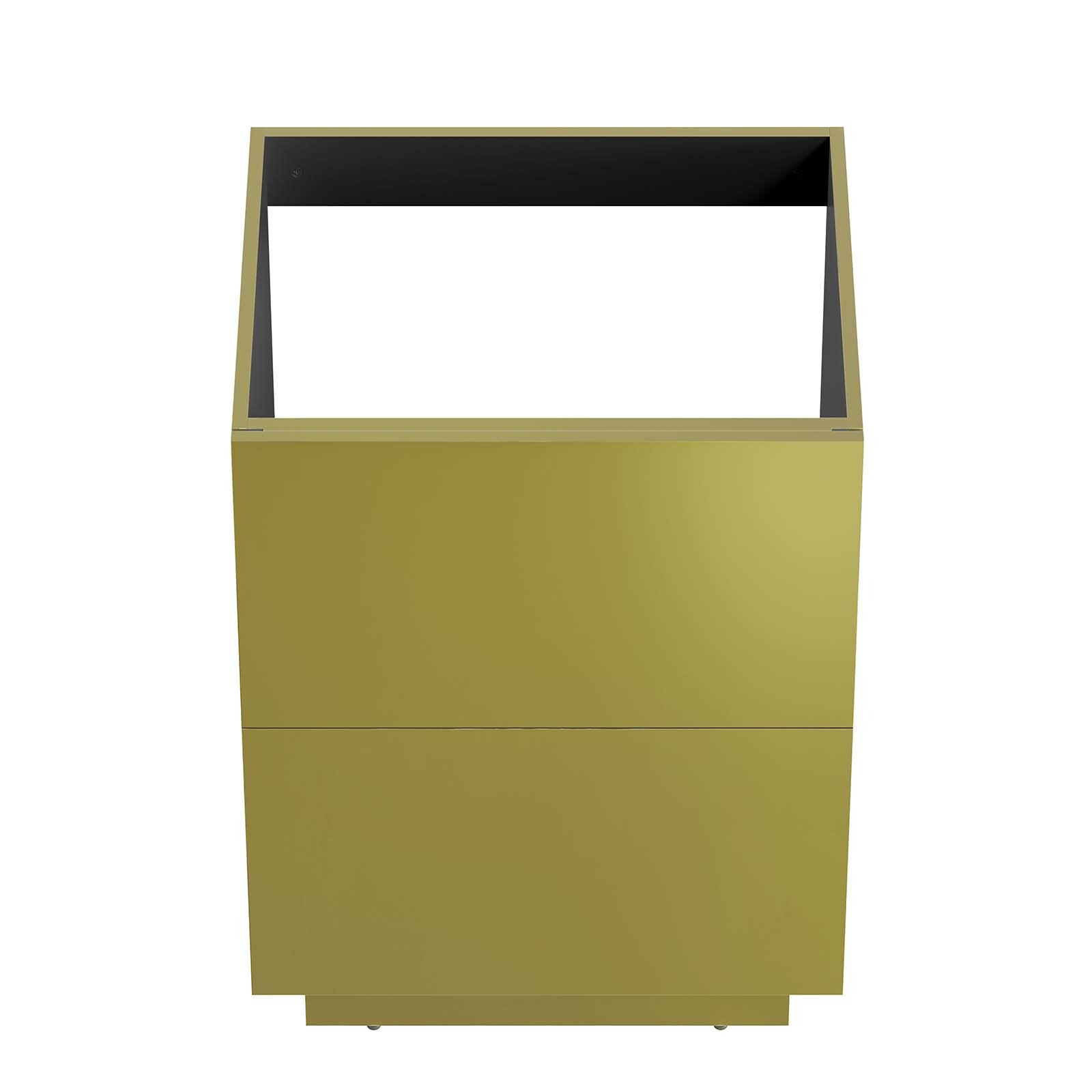 Modway Quantum 24″ Bathroom Vanity in Black Gold