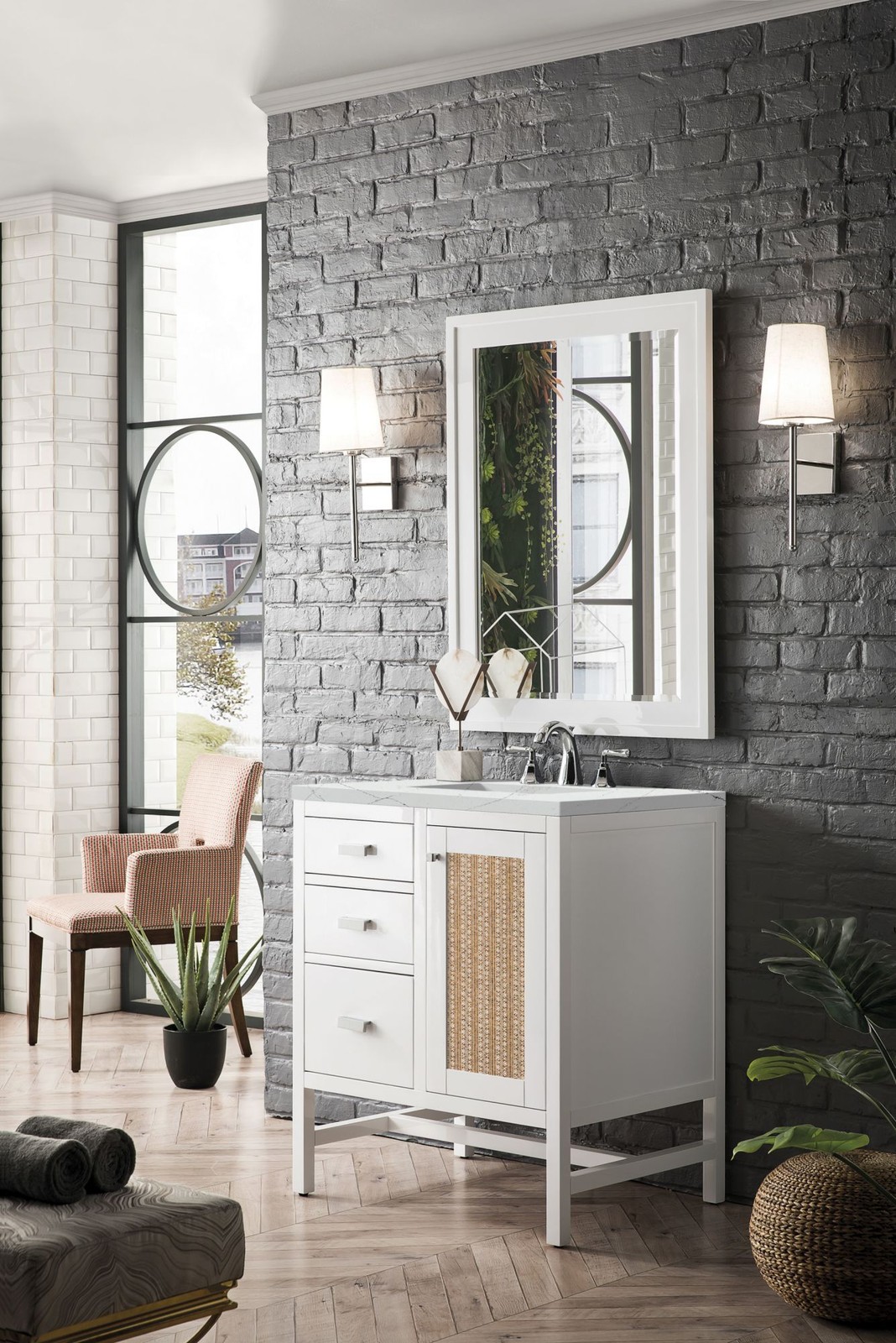 James Martin Vanities E444-V30-3ENC Addison 30″ – Mid Century Acacia
