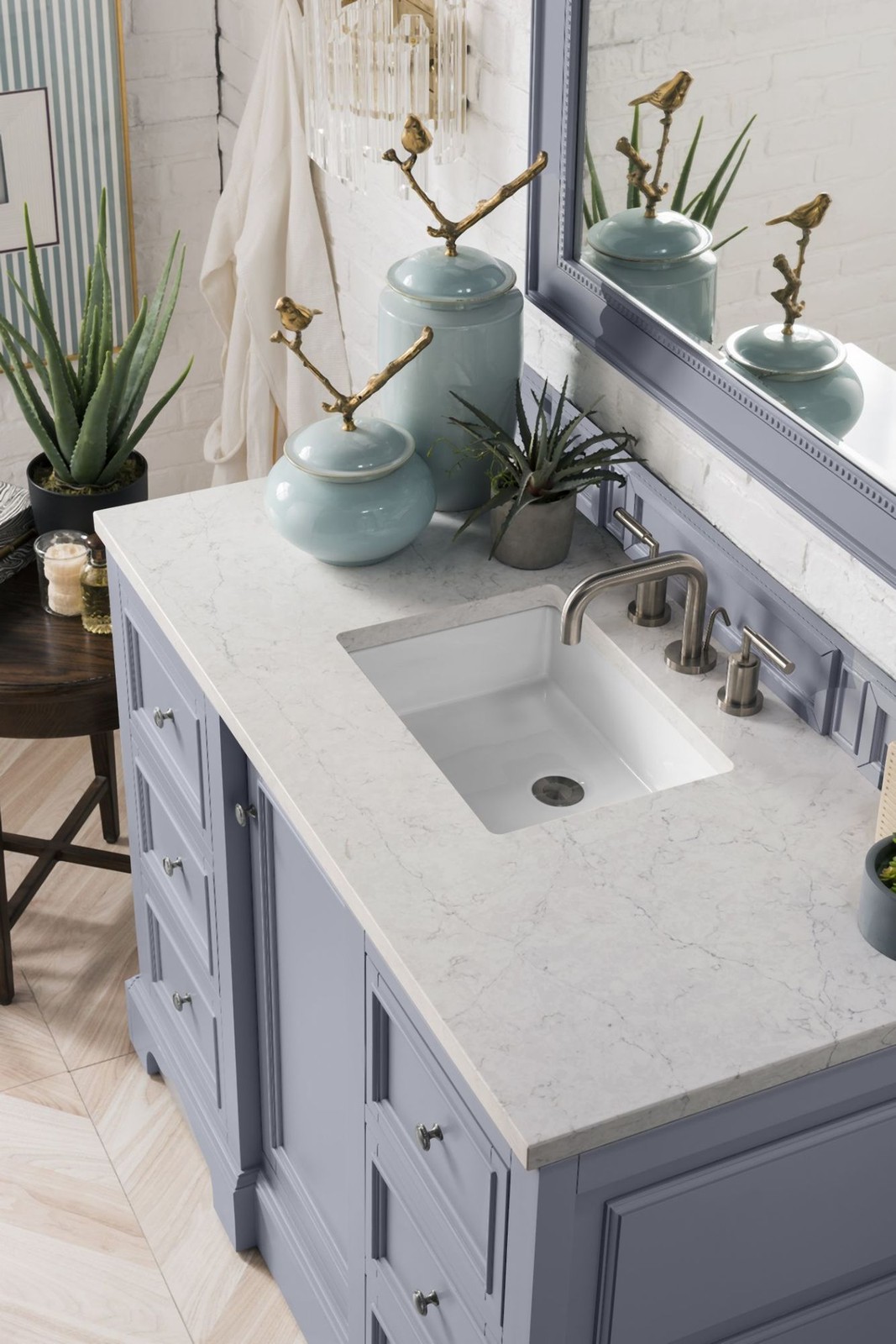 James Martin Vanities 825-V48-3EJP De Soto 48″ – White