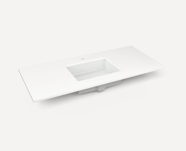 Robern TB49UC092-1 – 49″ Silestone Quartz Stone Bathroom Vanity Top w/ U/M Sink