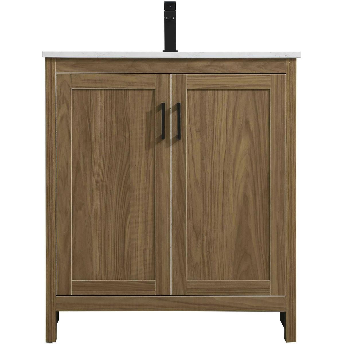 Elegant Lighting VF25130WB Finnley Vanity Walnut Brown