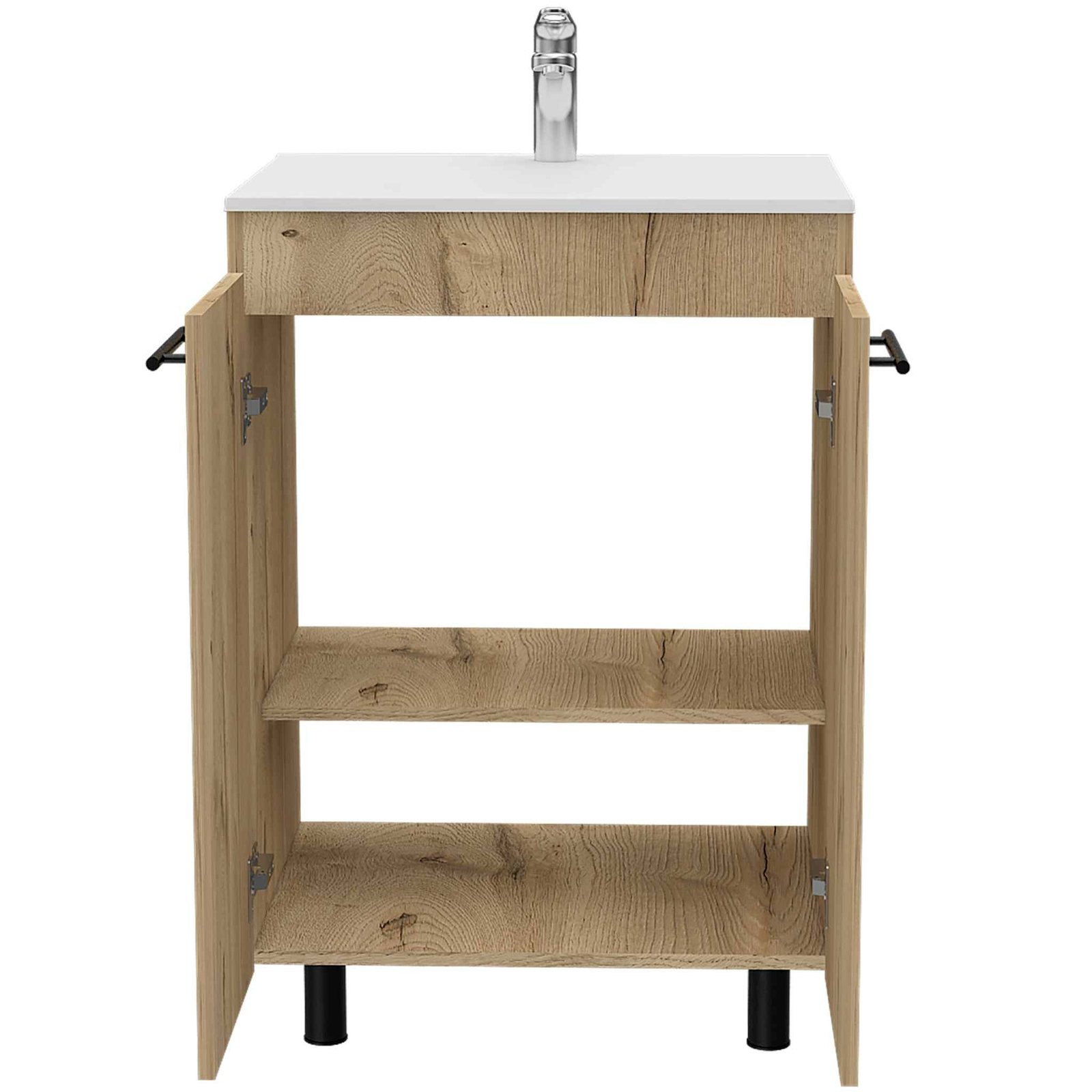 Selma 24″ Freestanding Vanity Cabinet With Division