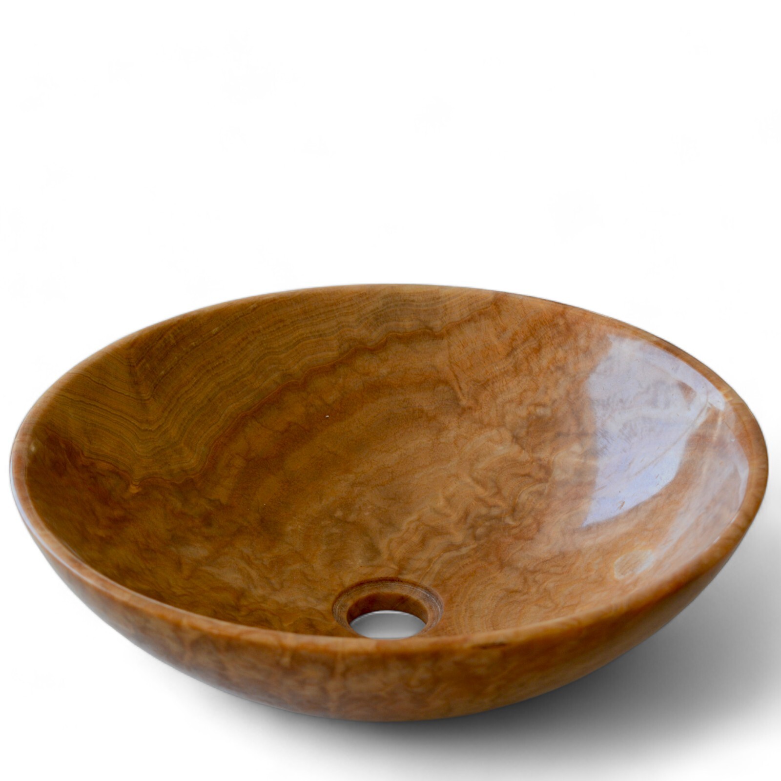 Lavabo Onice Naturale Home Finiture Arredamento Bagno Home Decor Diametro 40 cm