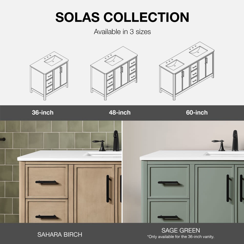 Ove Decors SOLAS-48 Solas 48″ – Sahara Birch