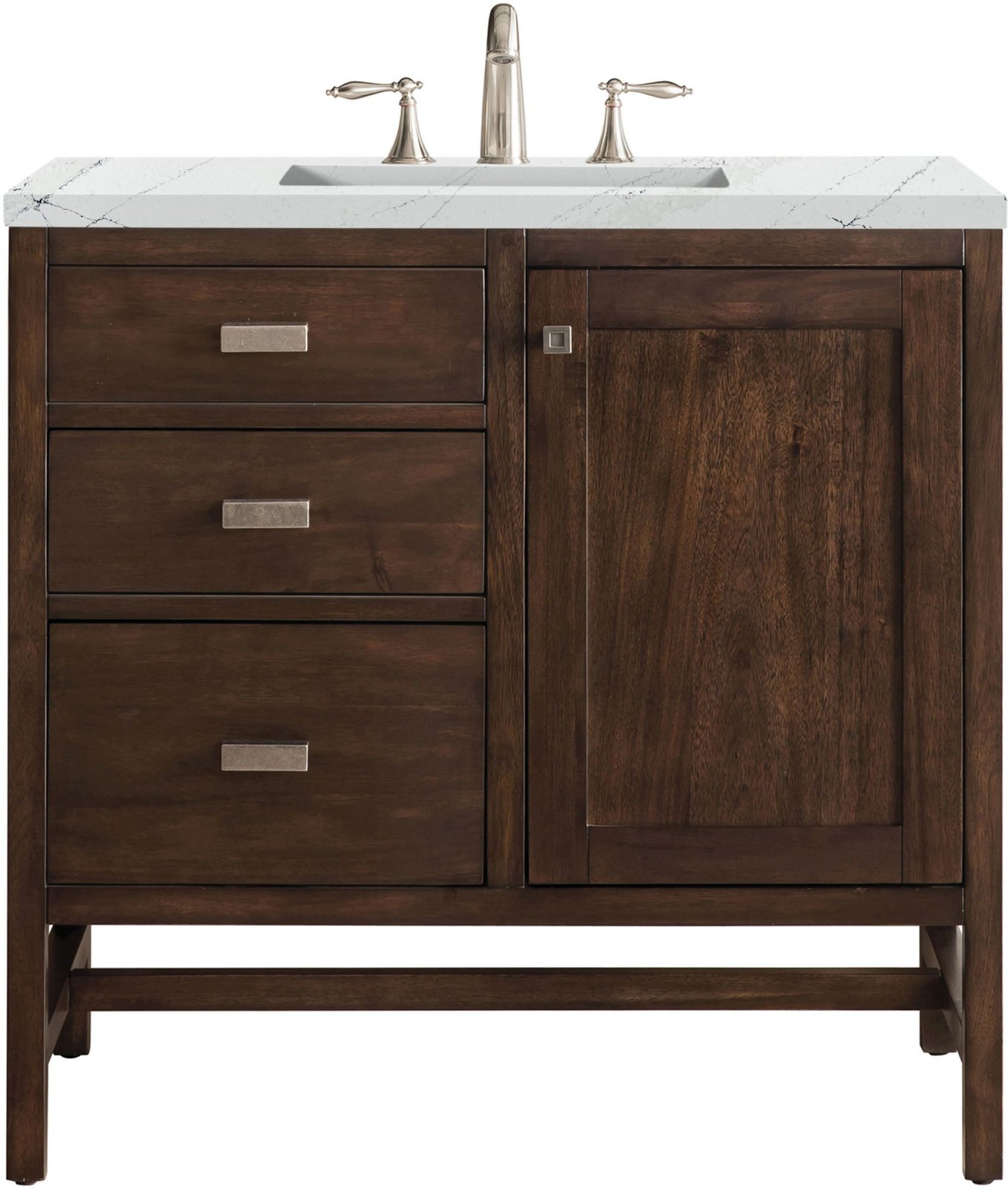 James Martin Vanities E444-V36-3ENC Addison 36″ – Mid Century Acacia