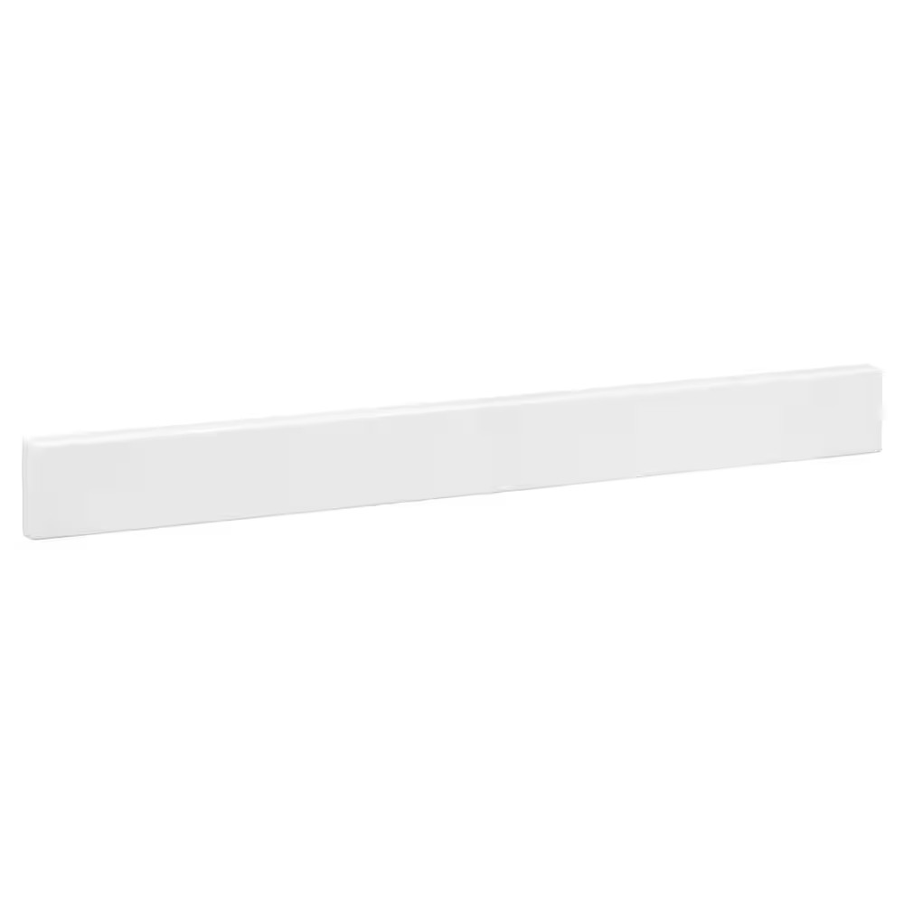 24.5 in. W Cultured Marble Vanity Backsplash in White