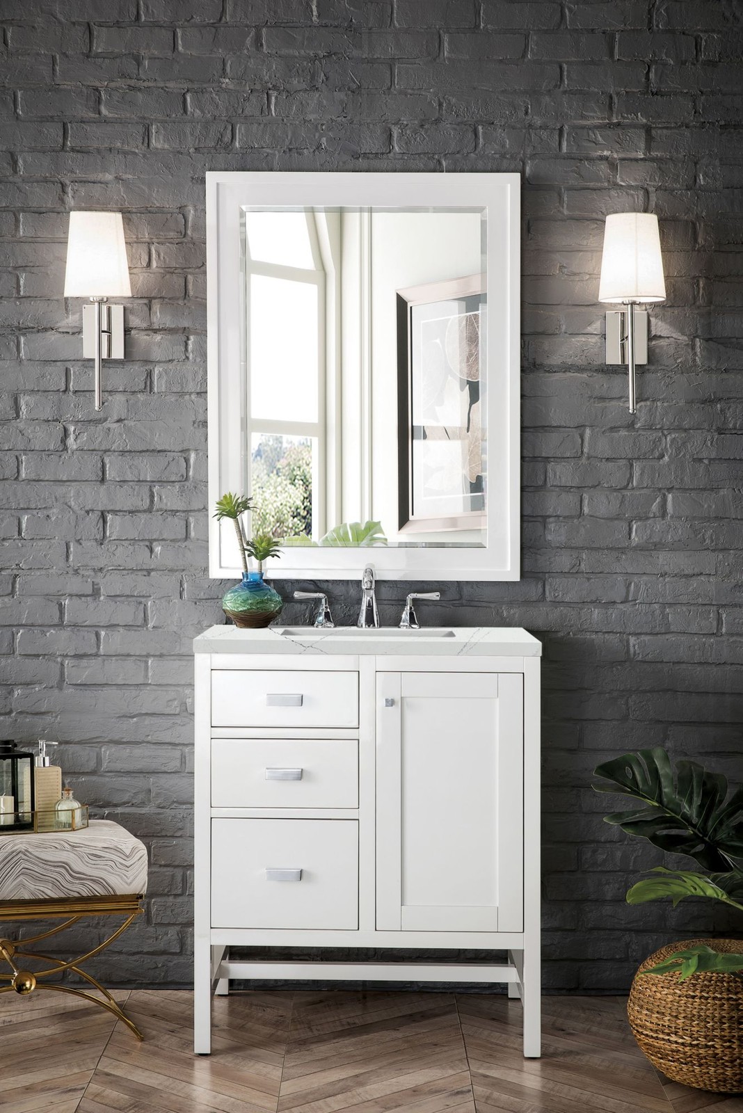 James Martin Vanities E444-V30-3ENC Addison 30″ – Mid Century Acacia