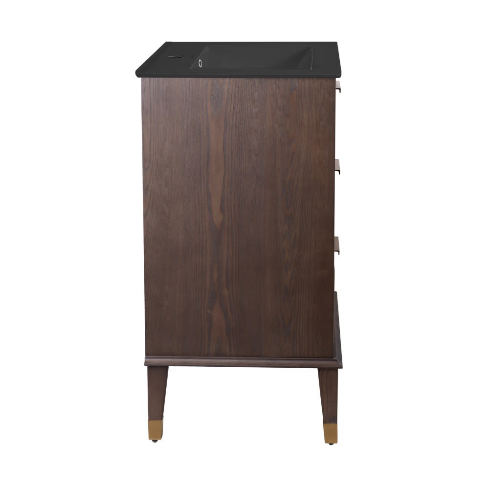 Swiss Madison SM-BV390MB Hugo 24″ – Brown Oak / Matte Black