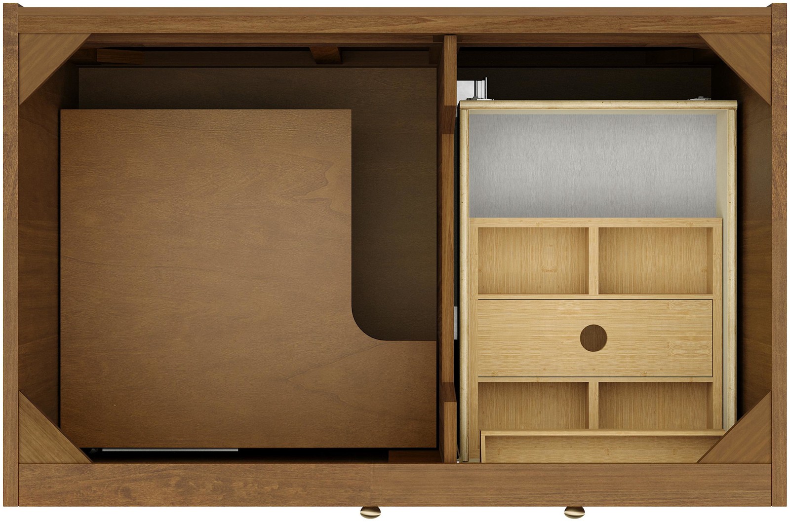 James Martin Vanities 545-V36-3CSP Laurent 36″ Single Basin – Light Natural Oak
