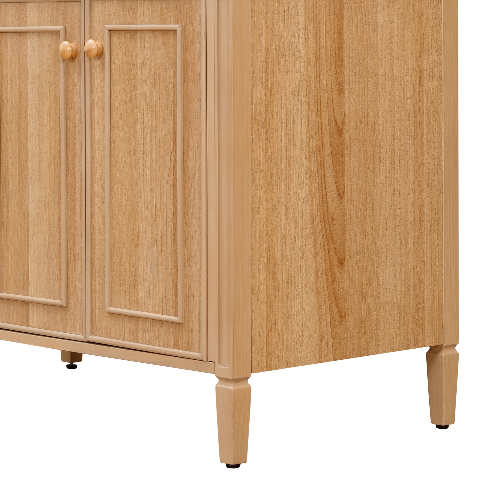 36″ Bathroom Vanity w/Sink,3 Drawers,Freestanding Storage Vanity 2 Doors Cabinet