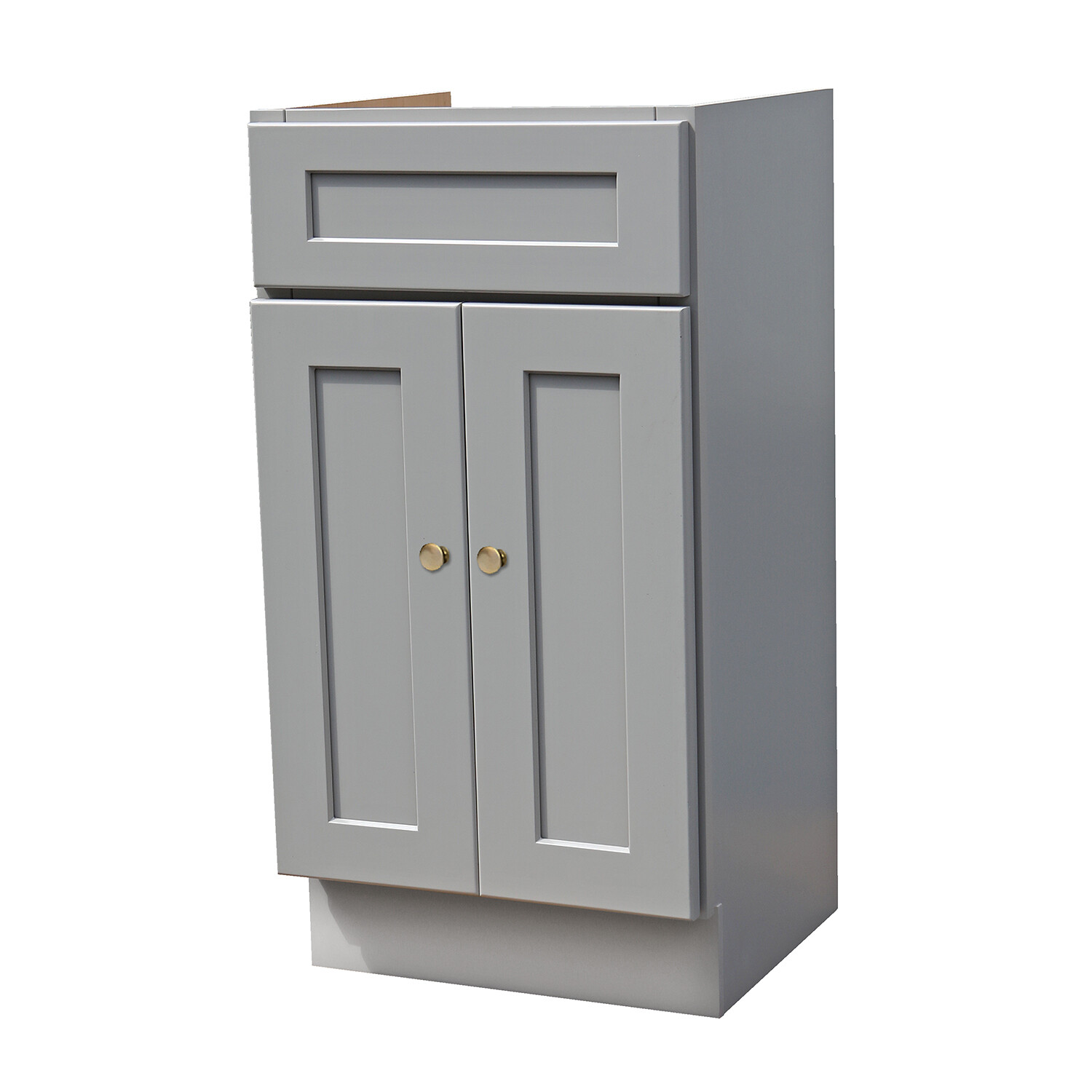18 x 16 Gray Shaker Bathroom Vanity