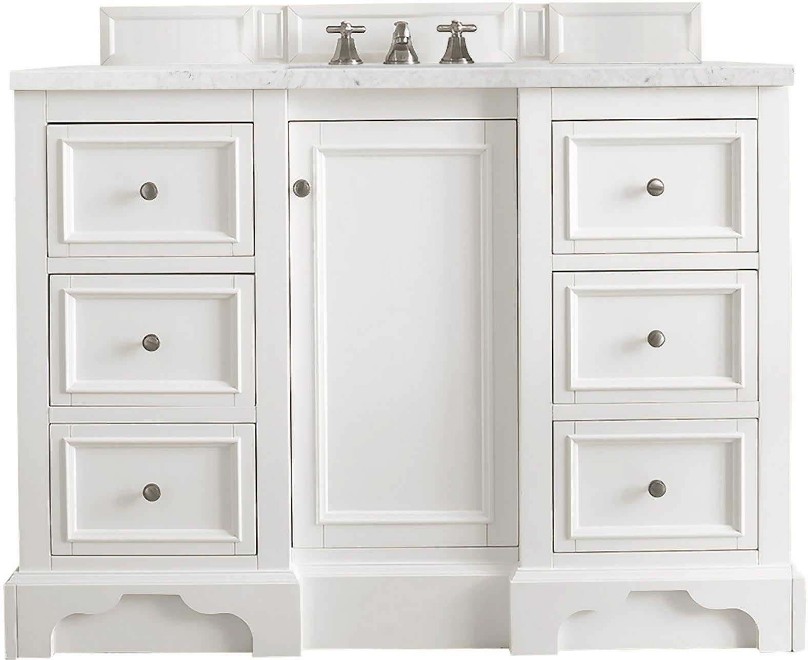 James Martin Vanities 825-V48-3EJP De Soto 48″ – White