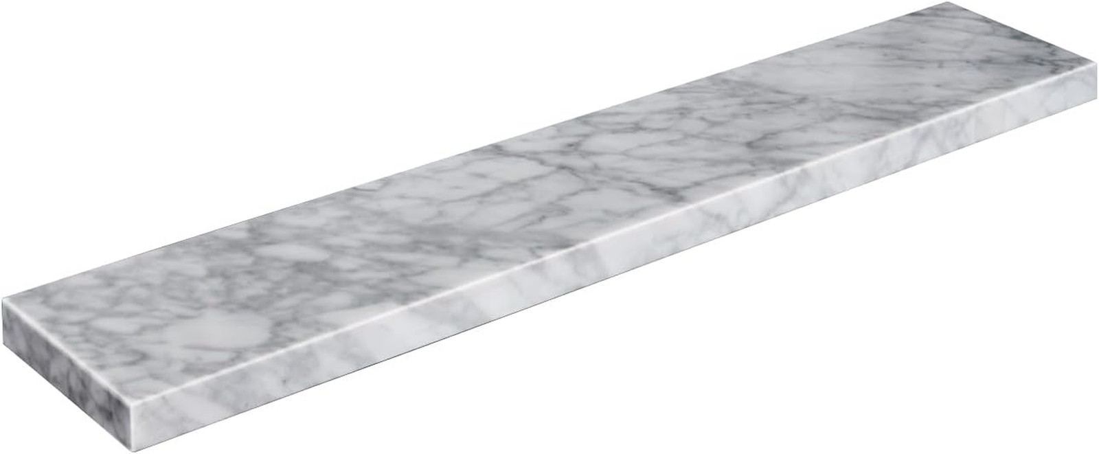 21″ Carrara Marble Side Splash for Elegant Bathroom Vanity Sink Top