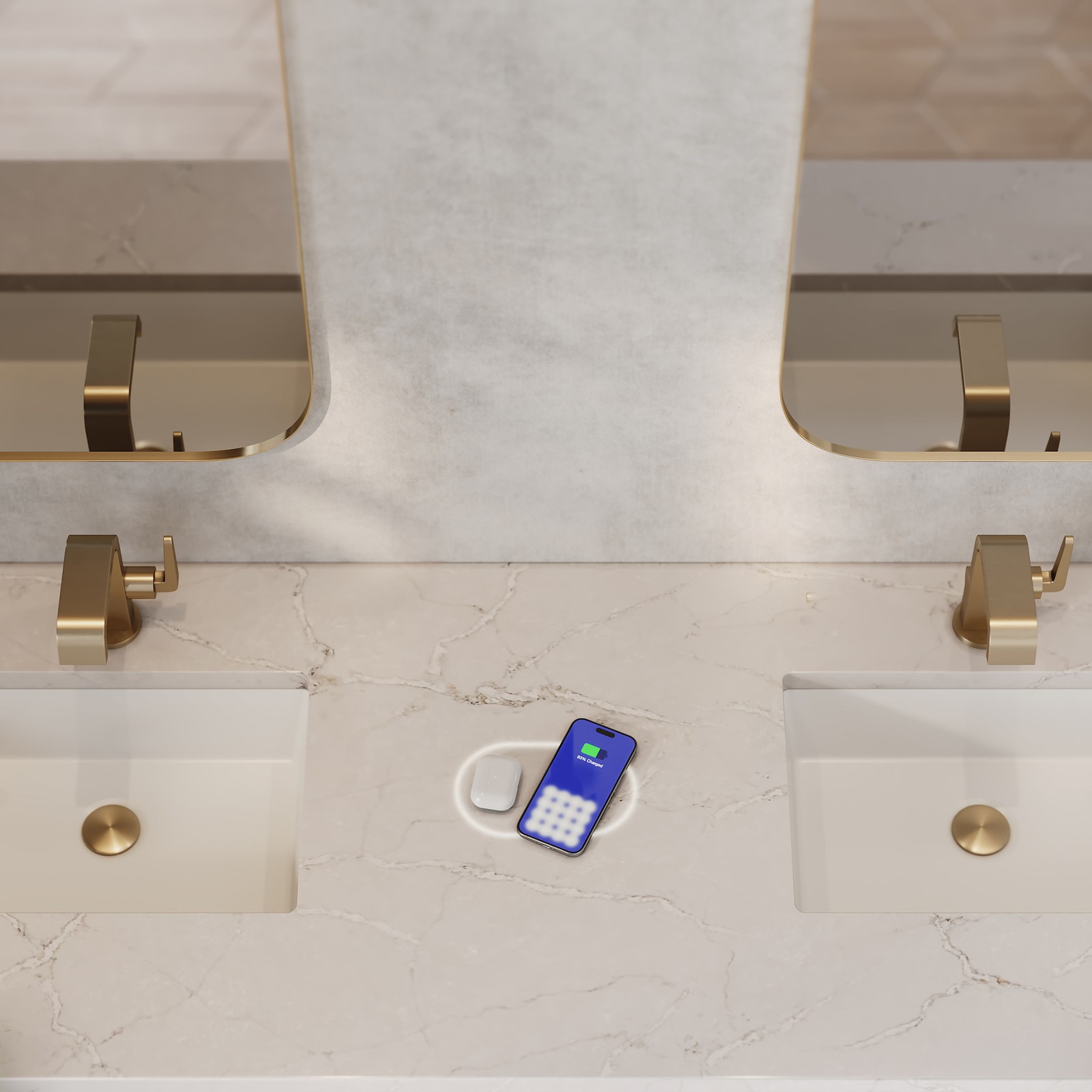 James Martin Vanities 060-S72RCWS-FP-SNK 72″ Stone Composite – Victorian Silver
