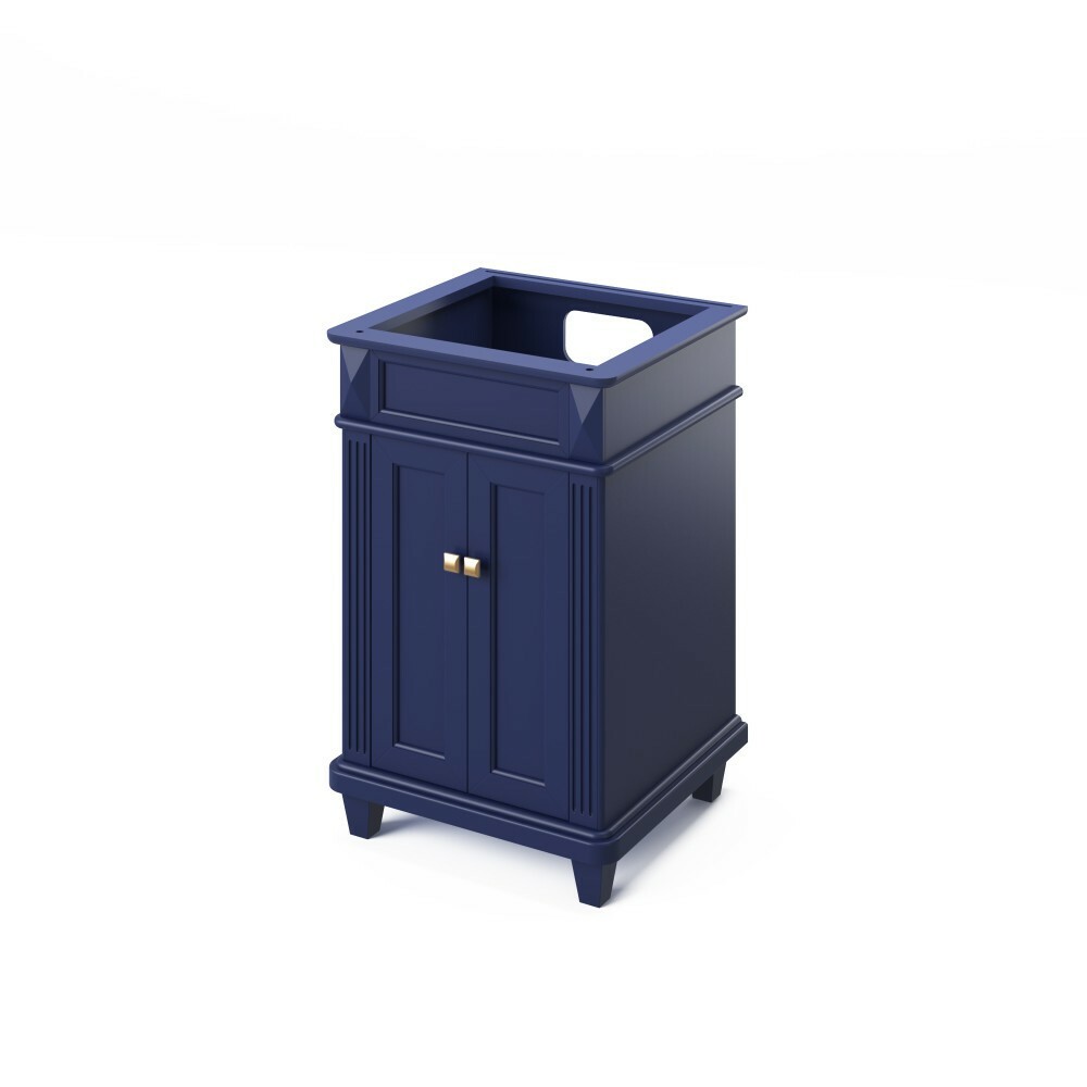 24″ Douglas Hale Blue Single Bathroom Vanity Cabinet Classic Shaker style