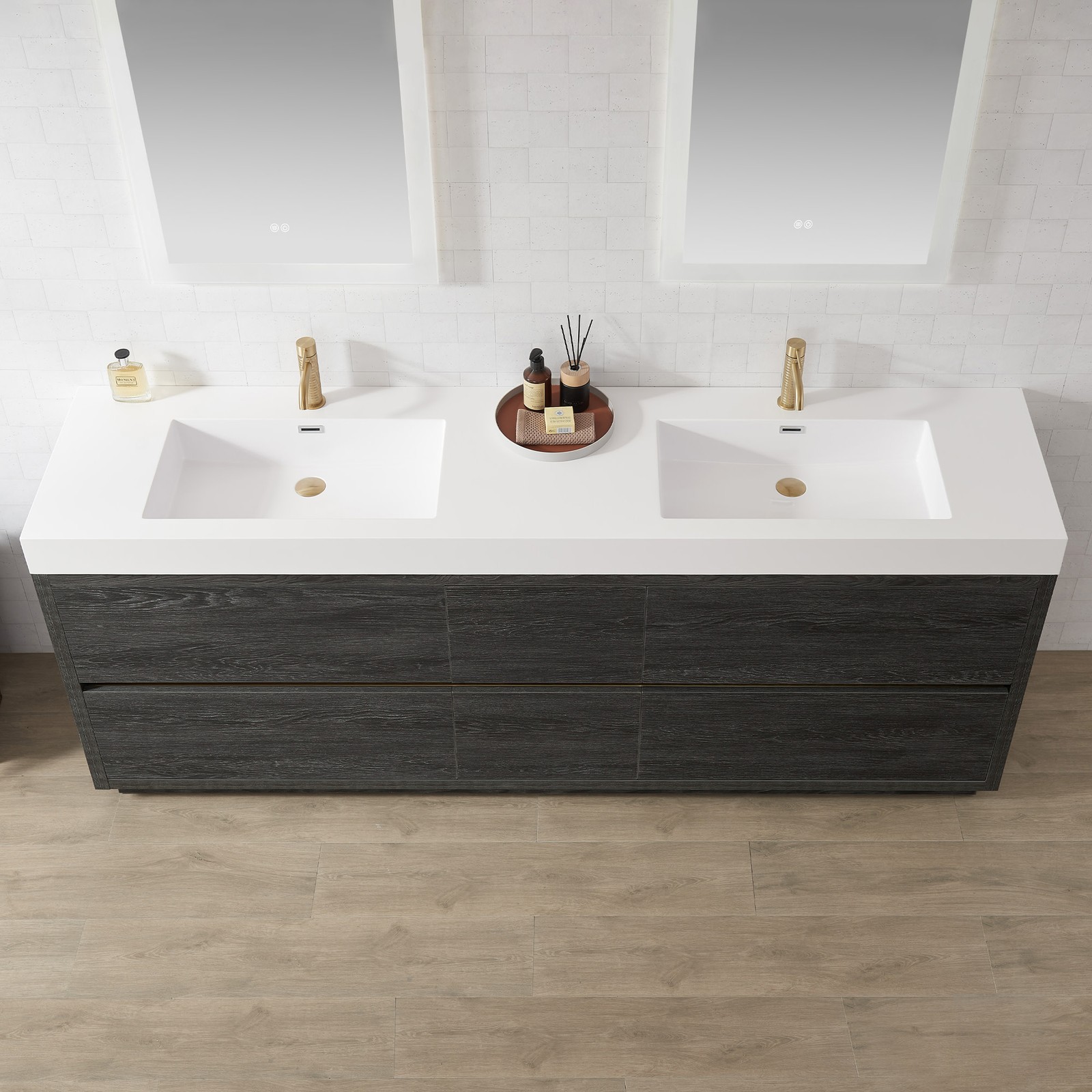 Miseno MV-HUES84-WHT-NM Huesca 84″ – North American Oak