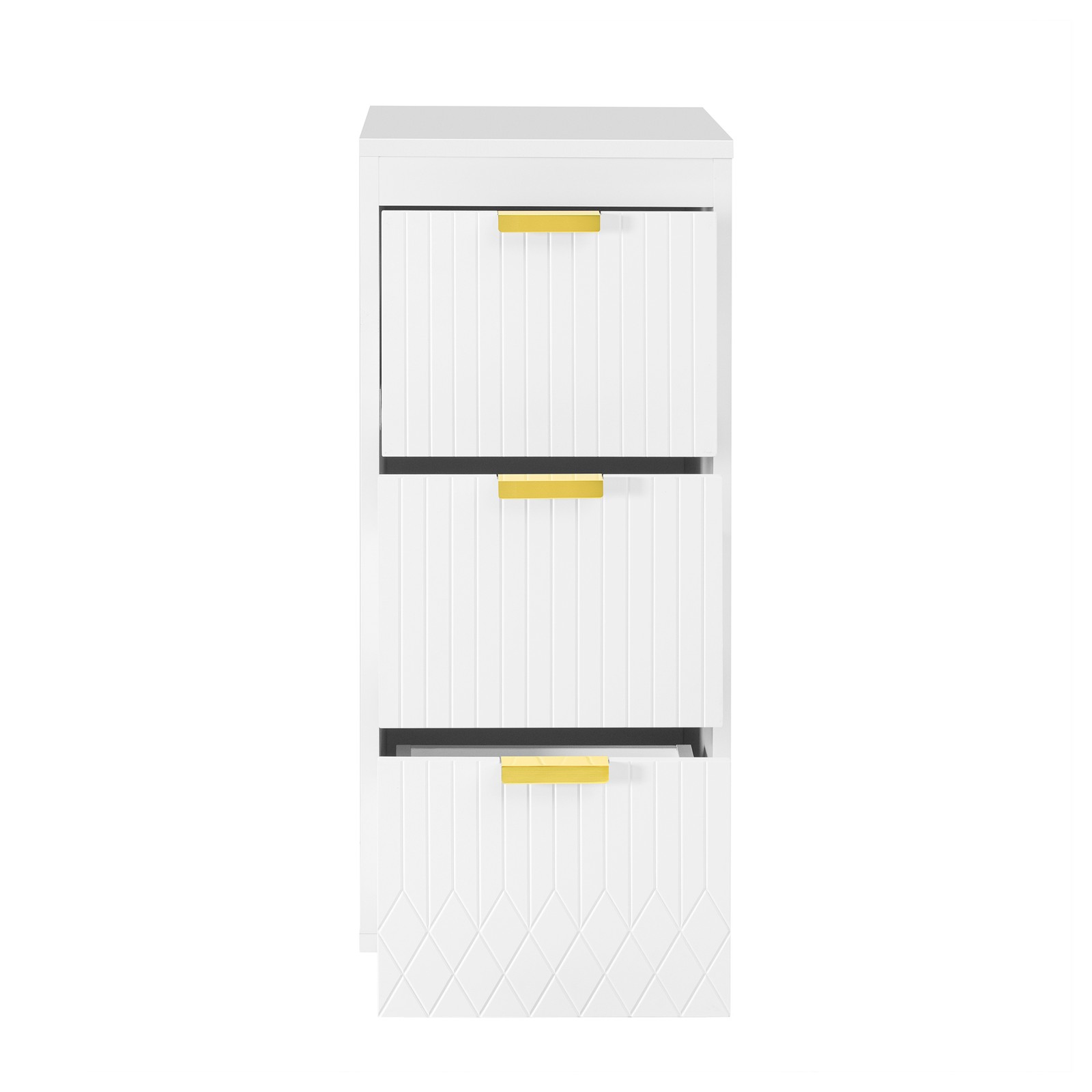 Wall Mounted Floating Cabinet 12″ with Drawers for Bathroom Living Room