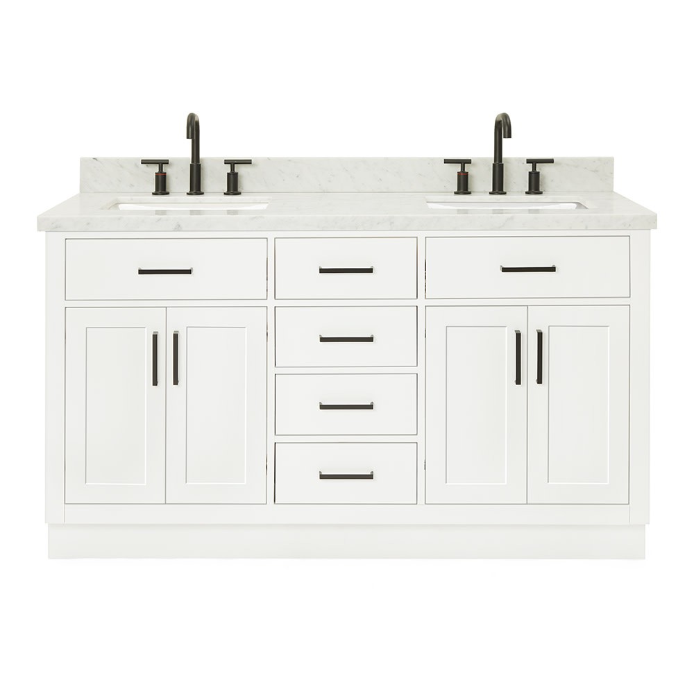 Ariel T061DCWRVO Hepburn 61″ – White