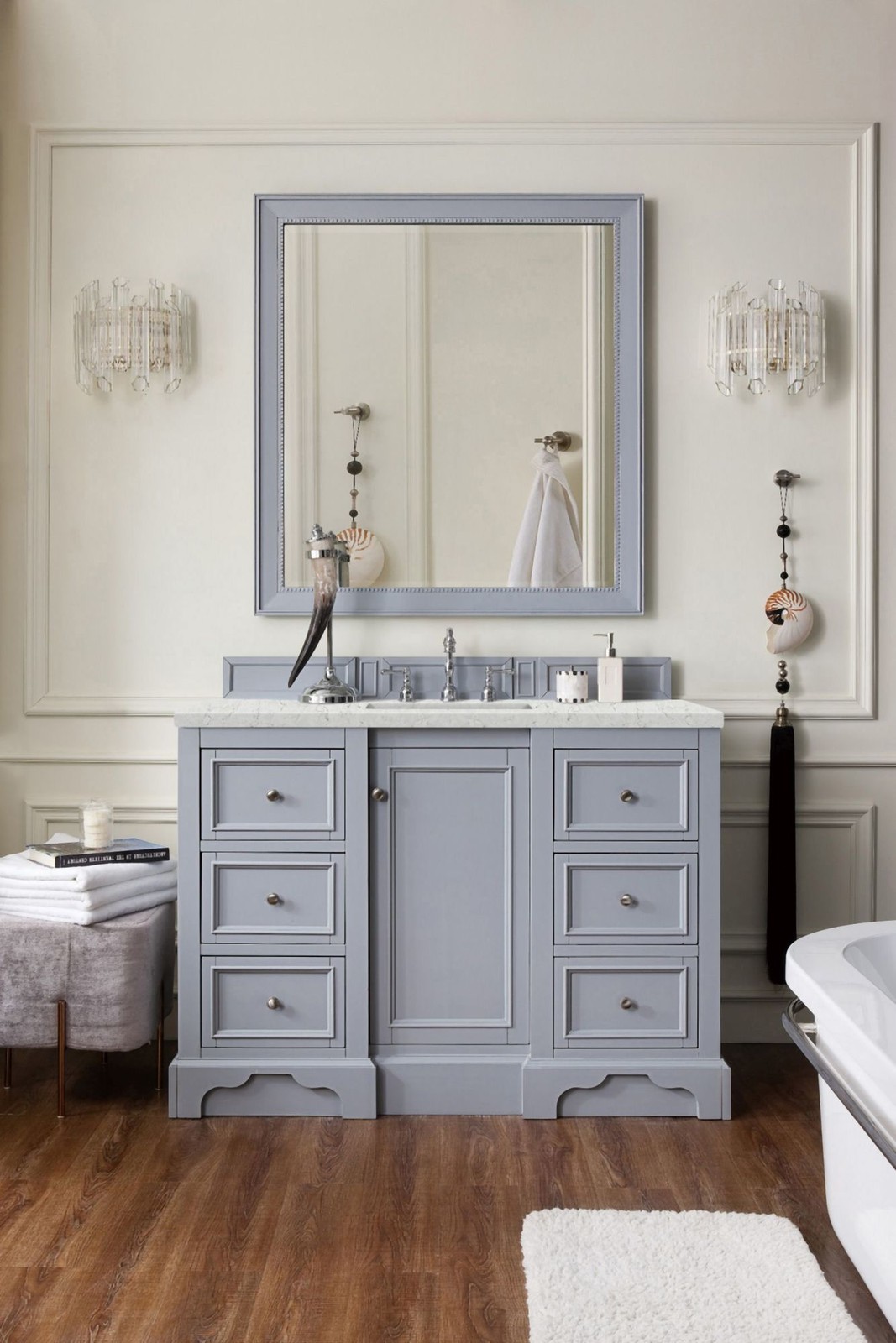 James Martin Vanities 825-V48-3EJP De Soto 48″ – White
